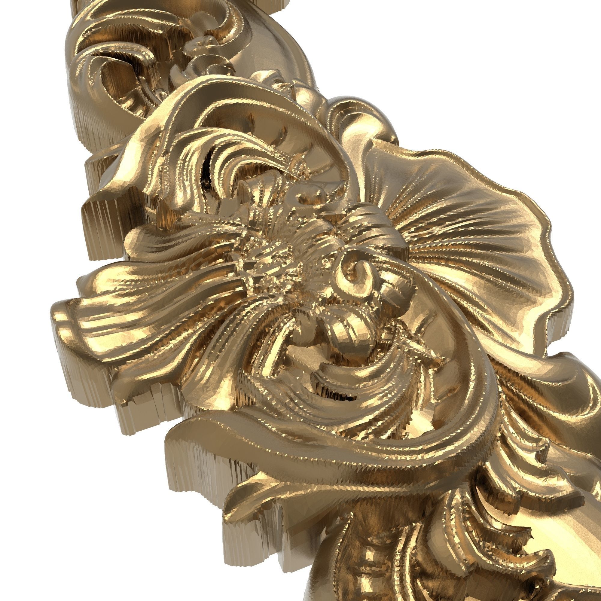 Carved Picture Frame 3D model_4