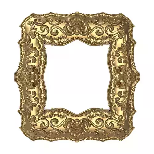 Carved Picture Frame 3D model