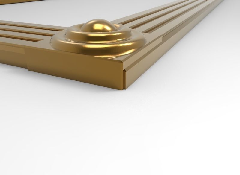 Carved Picture Frame 3D model_6