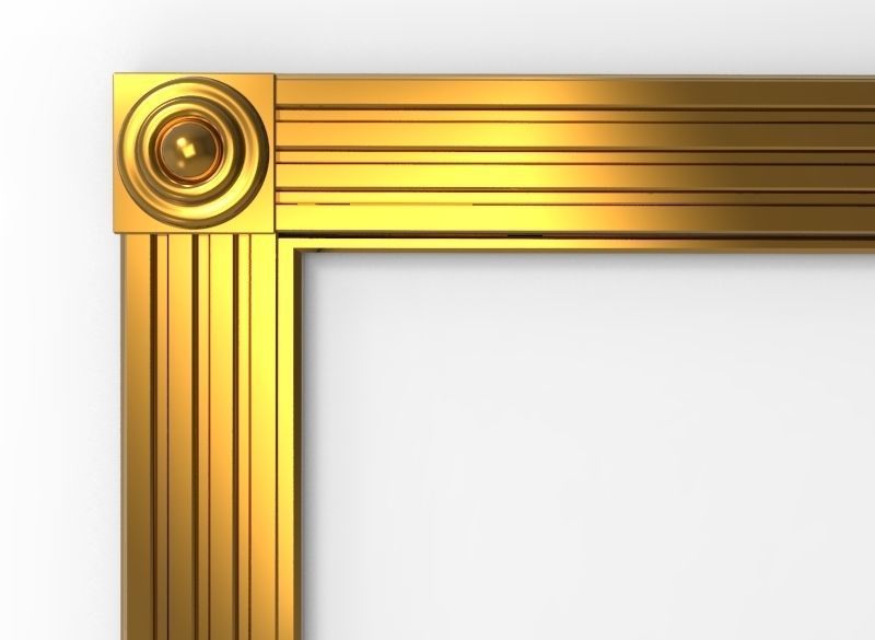 Carved Picture Frame 3D model_2