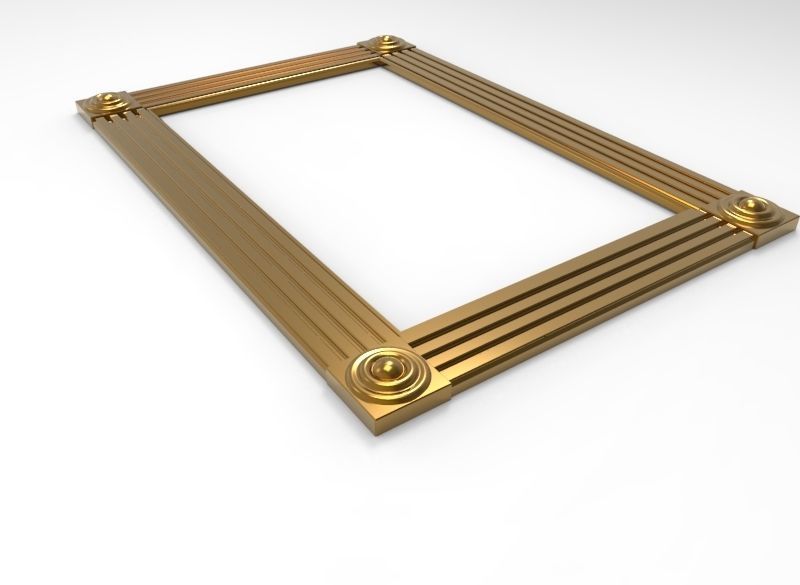 Carved Picture Frame 3D model_4
