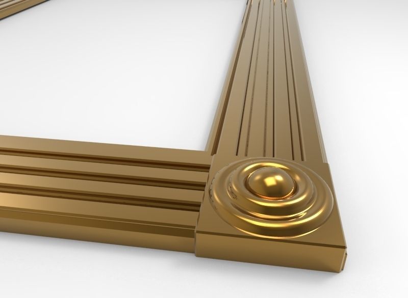 Carved Picture Frame 3D model_5