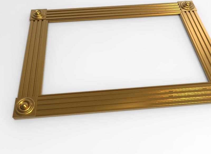 Carved Picture Frame 3D model_11