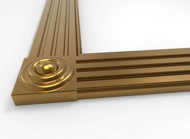 Carved Picture Frame 3D model_9