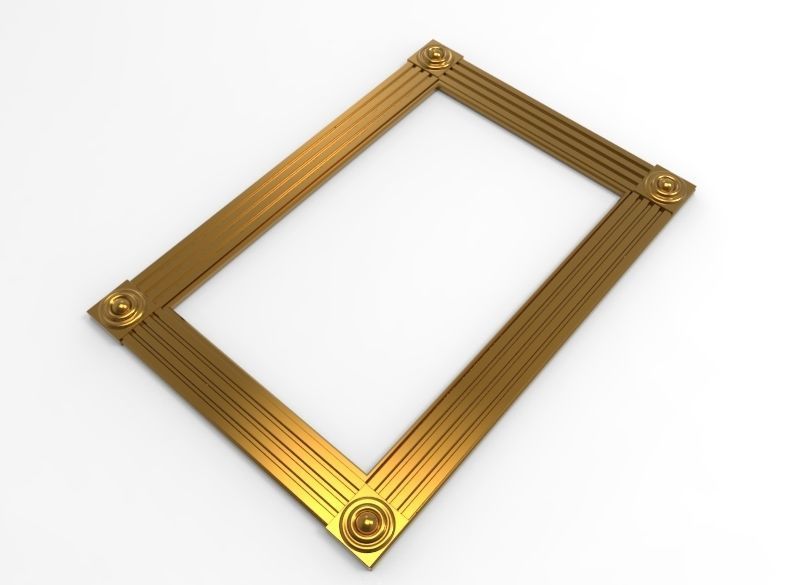 Carved Picture Frame 3D model_10