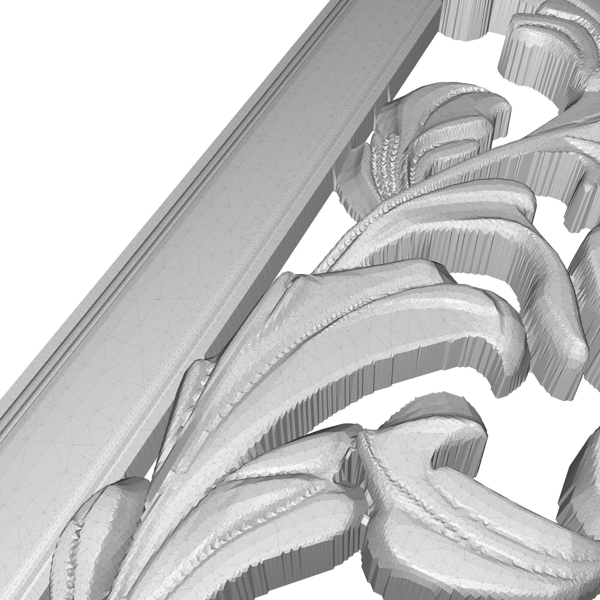 Carved Picture Frame 3D model_7