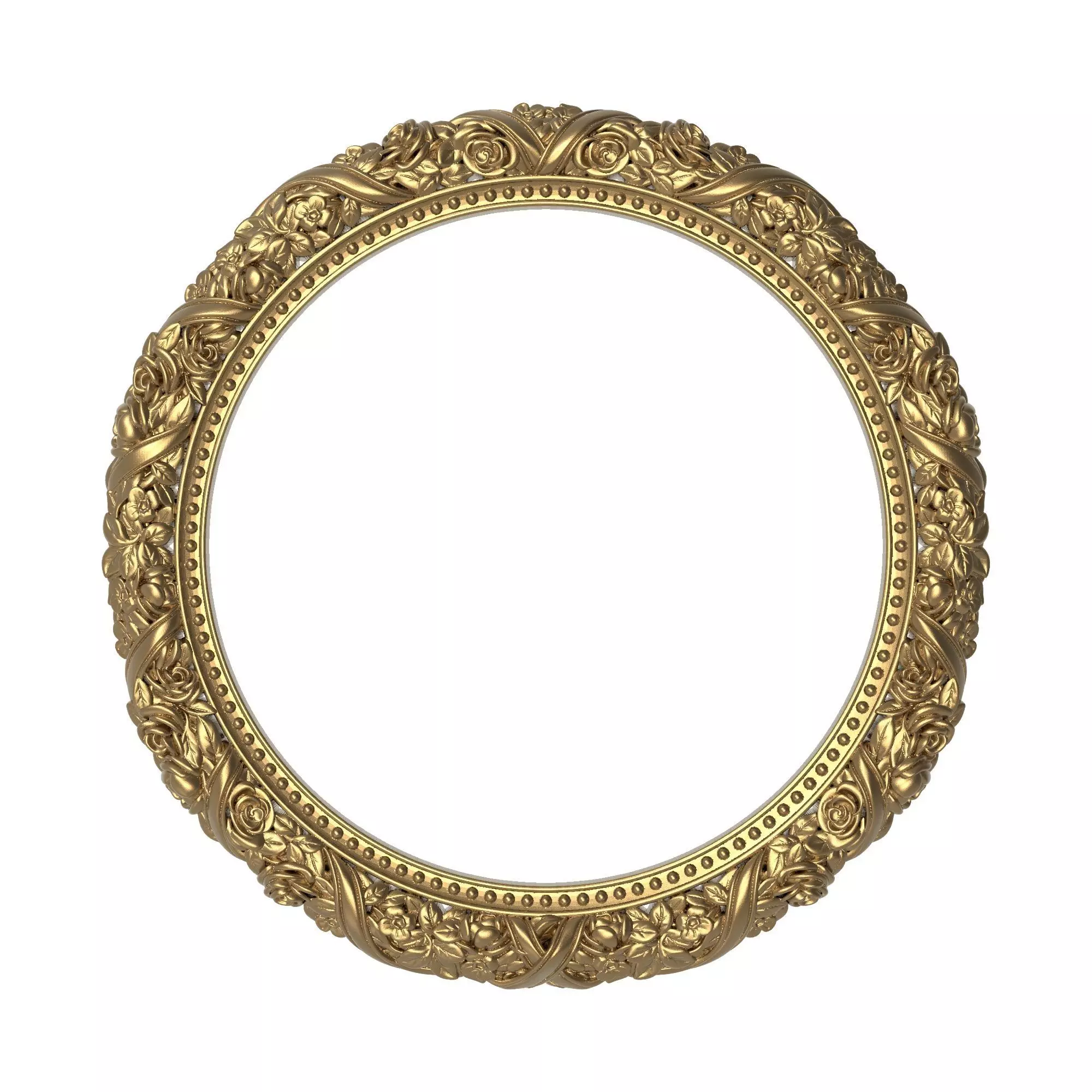 Carved Picture Frame 3D model_0