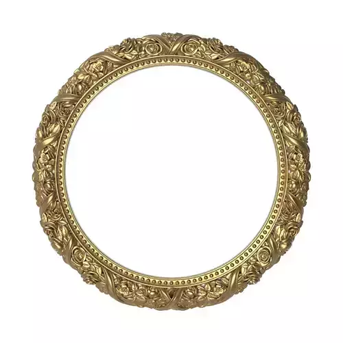 Carved Picture Frame 3D model