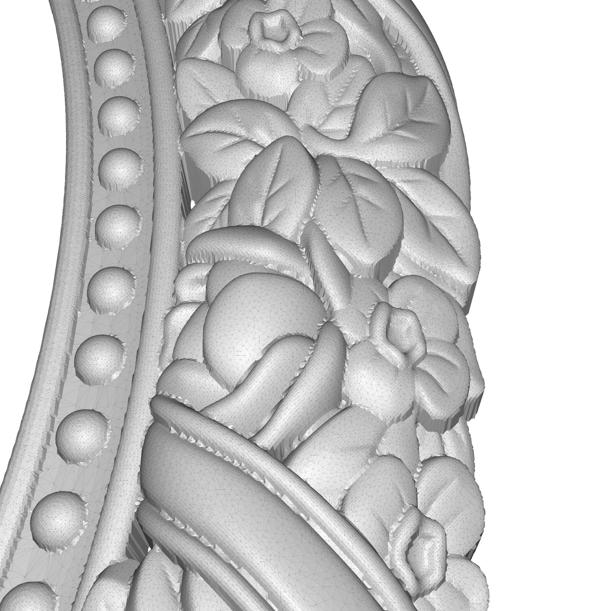 Carved Picture Frame 3D model_8