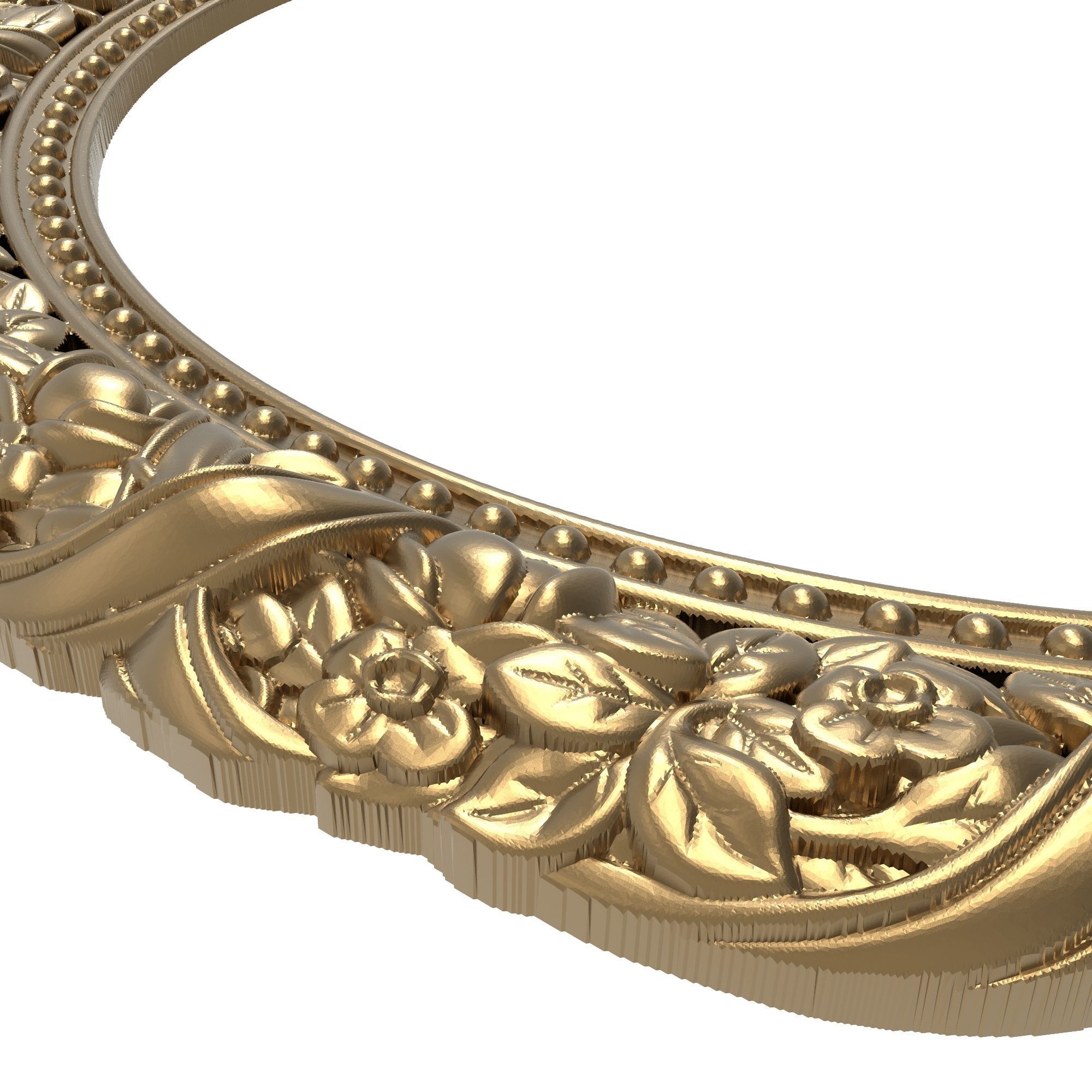 Carved Picture Frame 3D model_3