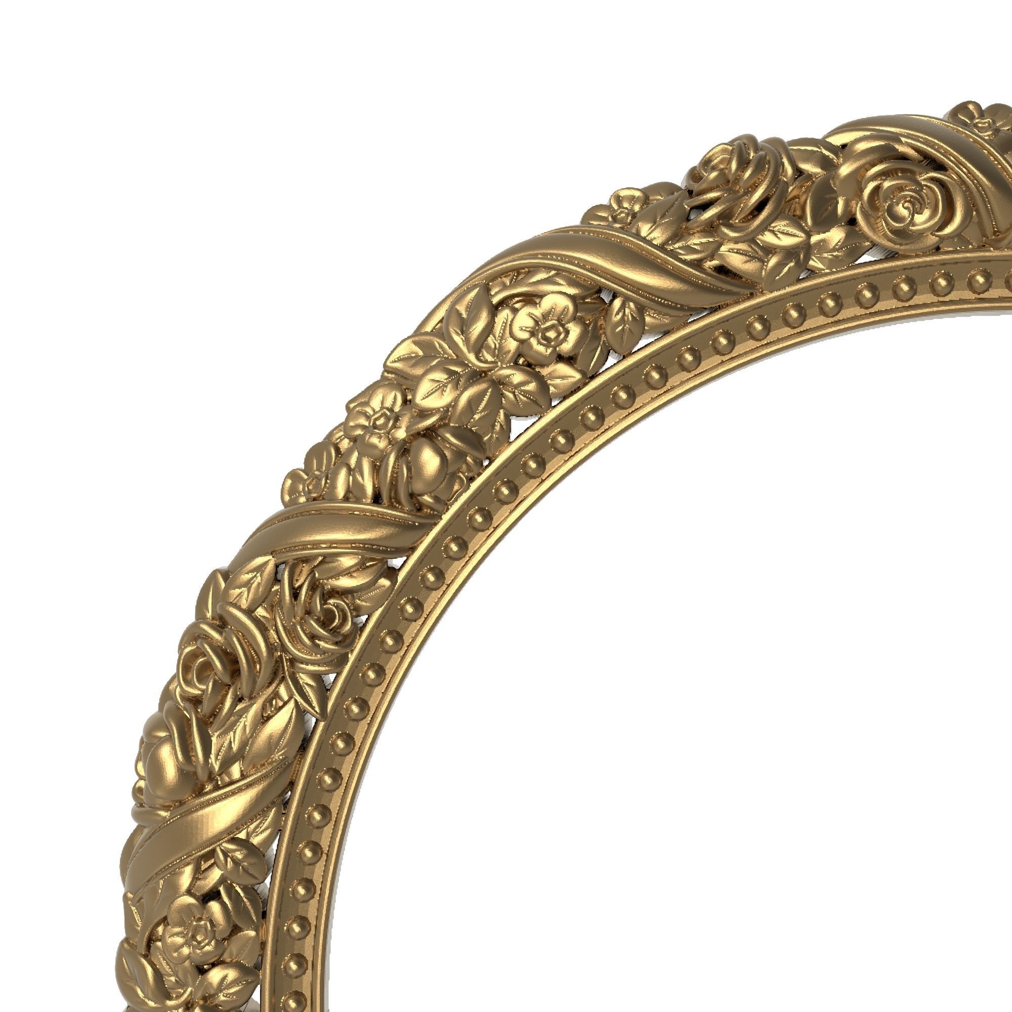 Carved Picture Frame 3D model_1