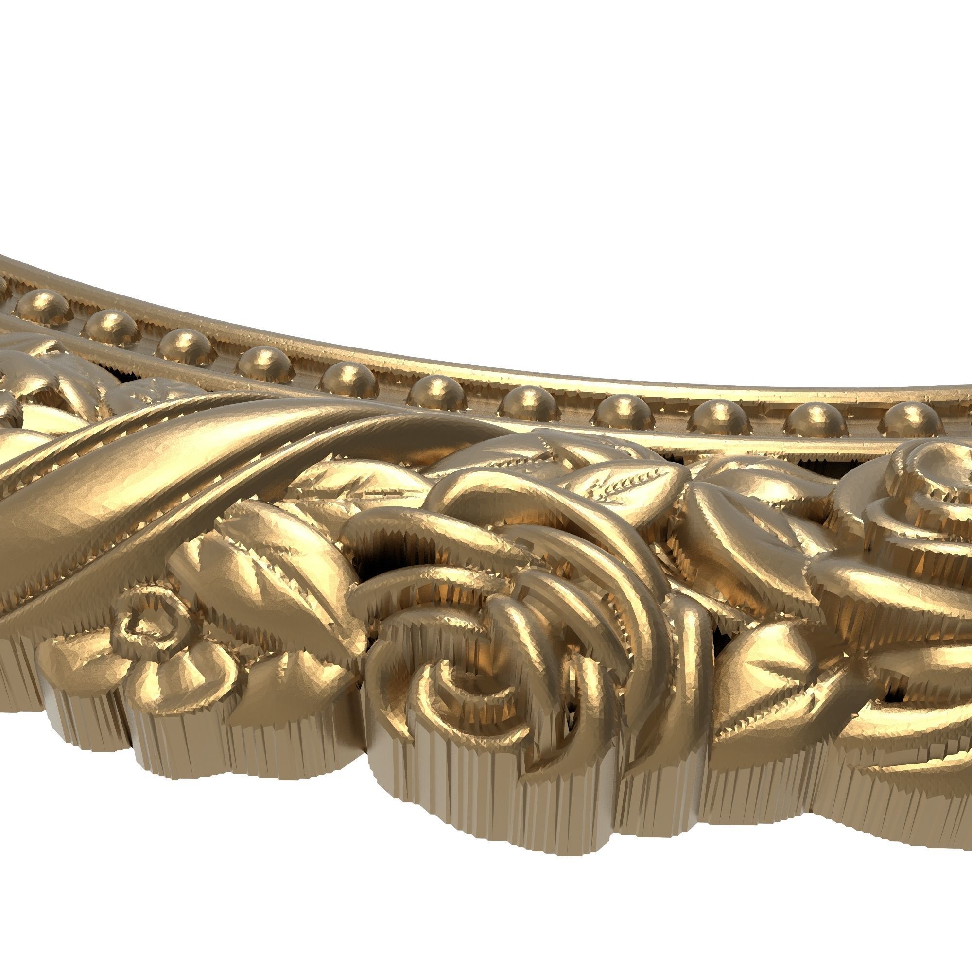 Carved Picture Frame 3D model_4