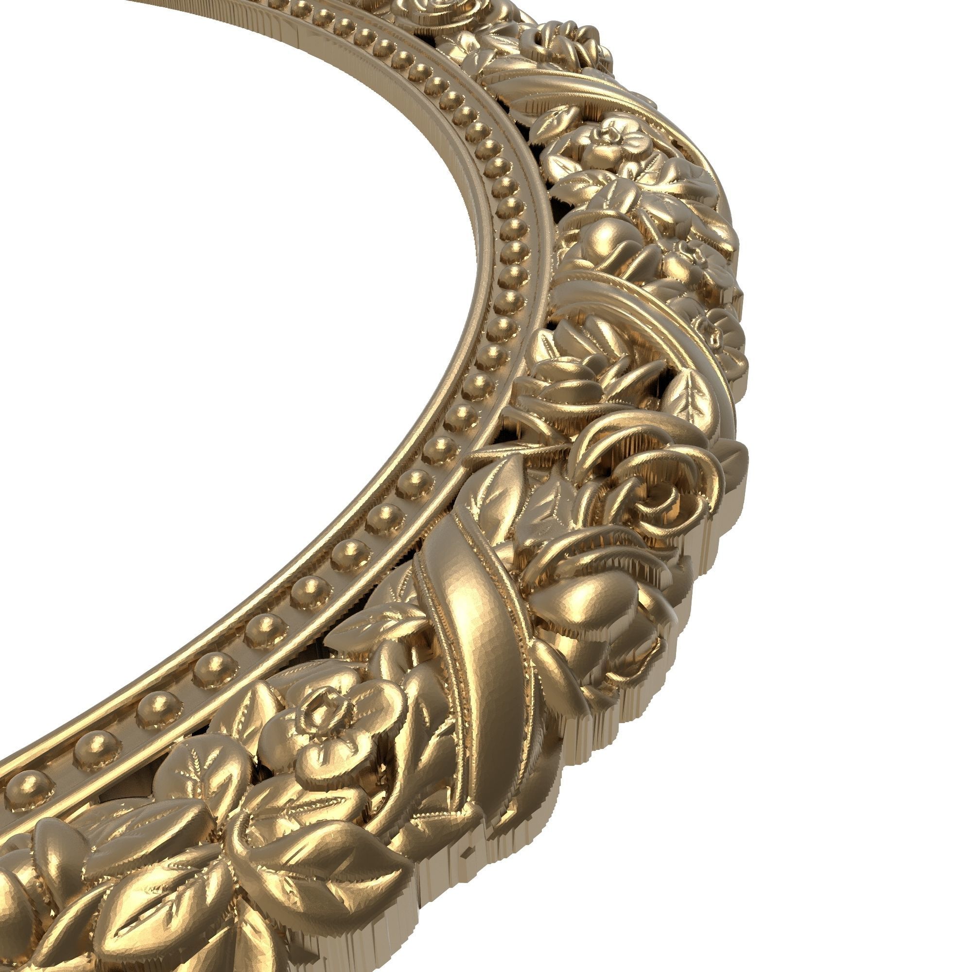 Carved Picture Frame 3D model_5