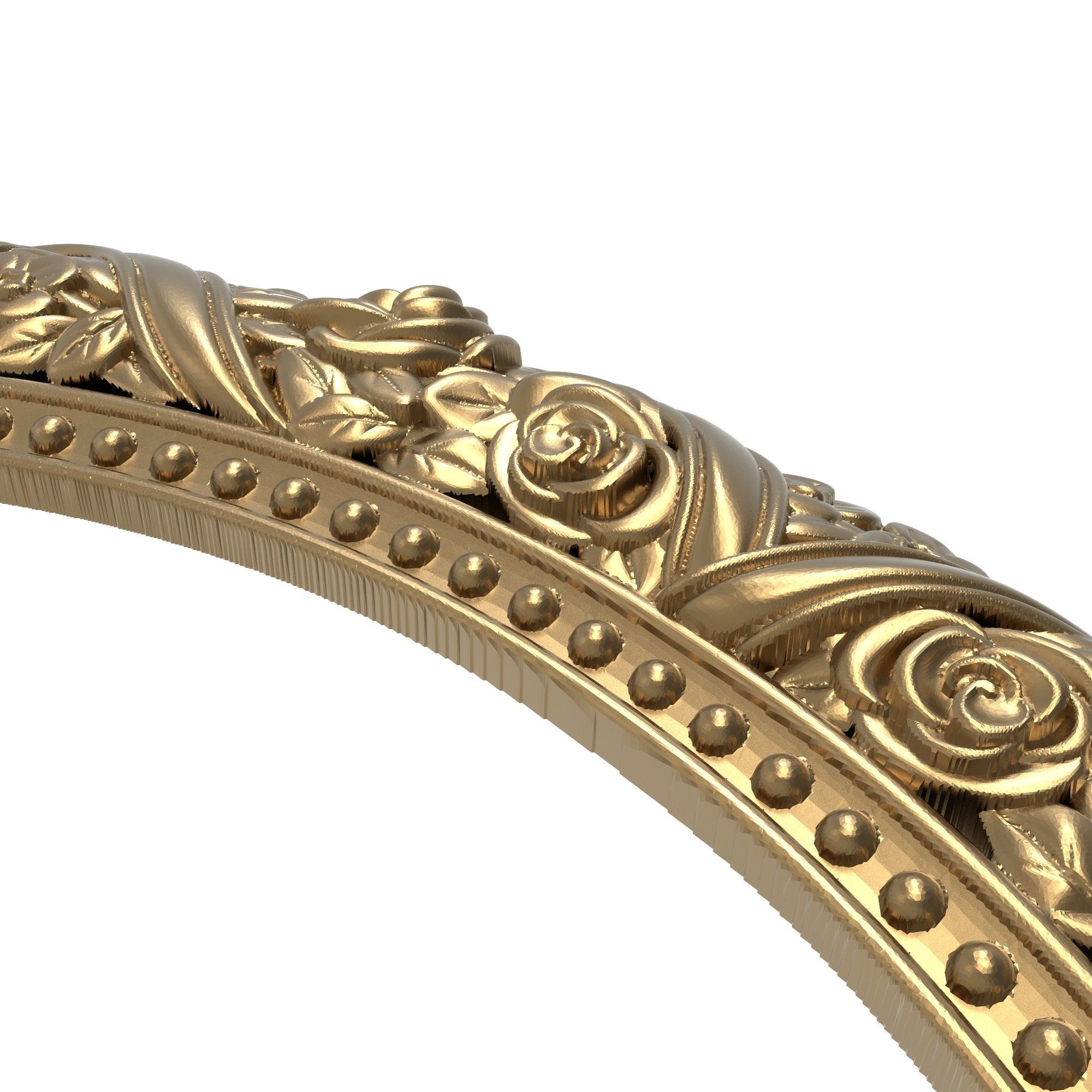 Carved Picture Frame 3D model_6