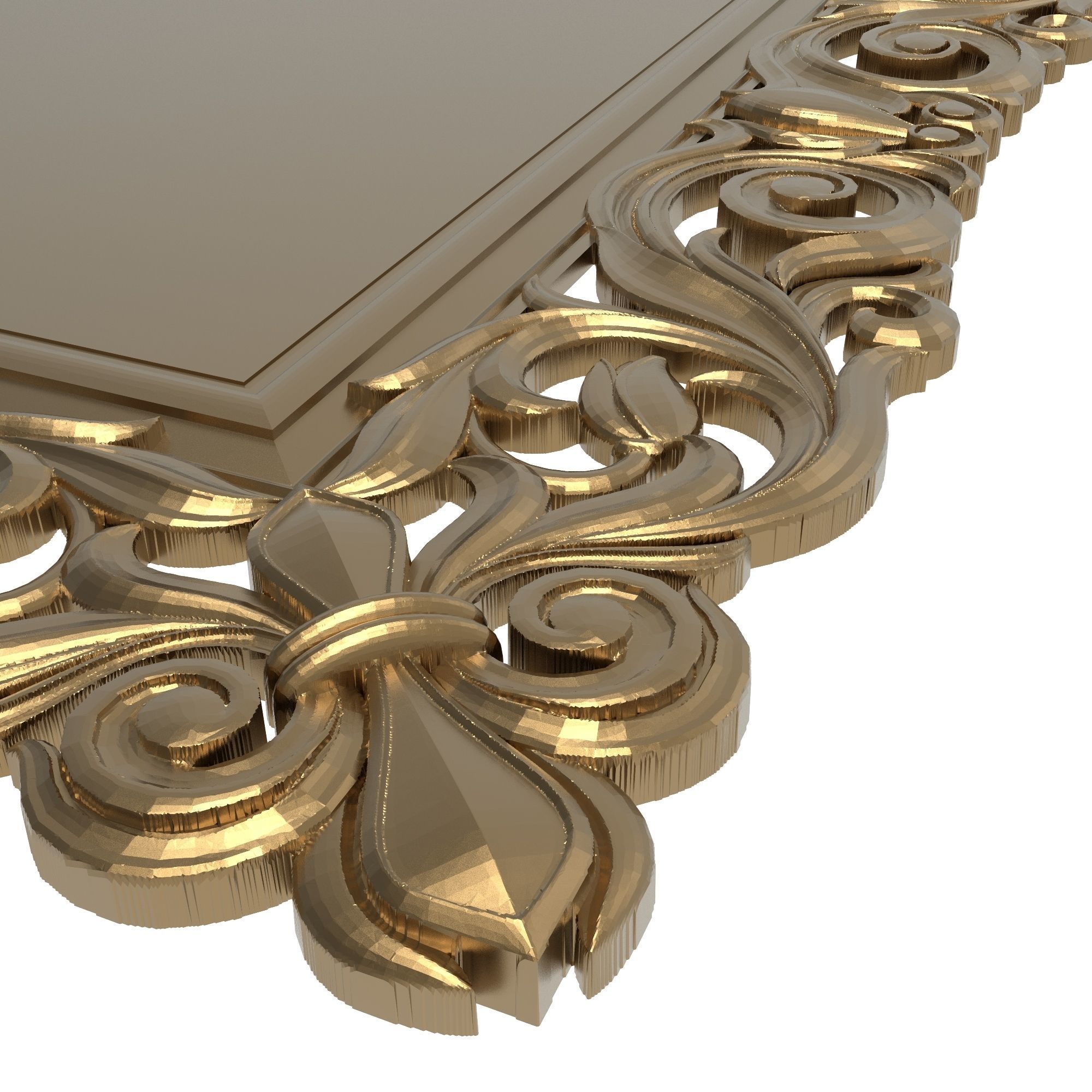Carved Picture Frame 3D model_7