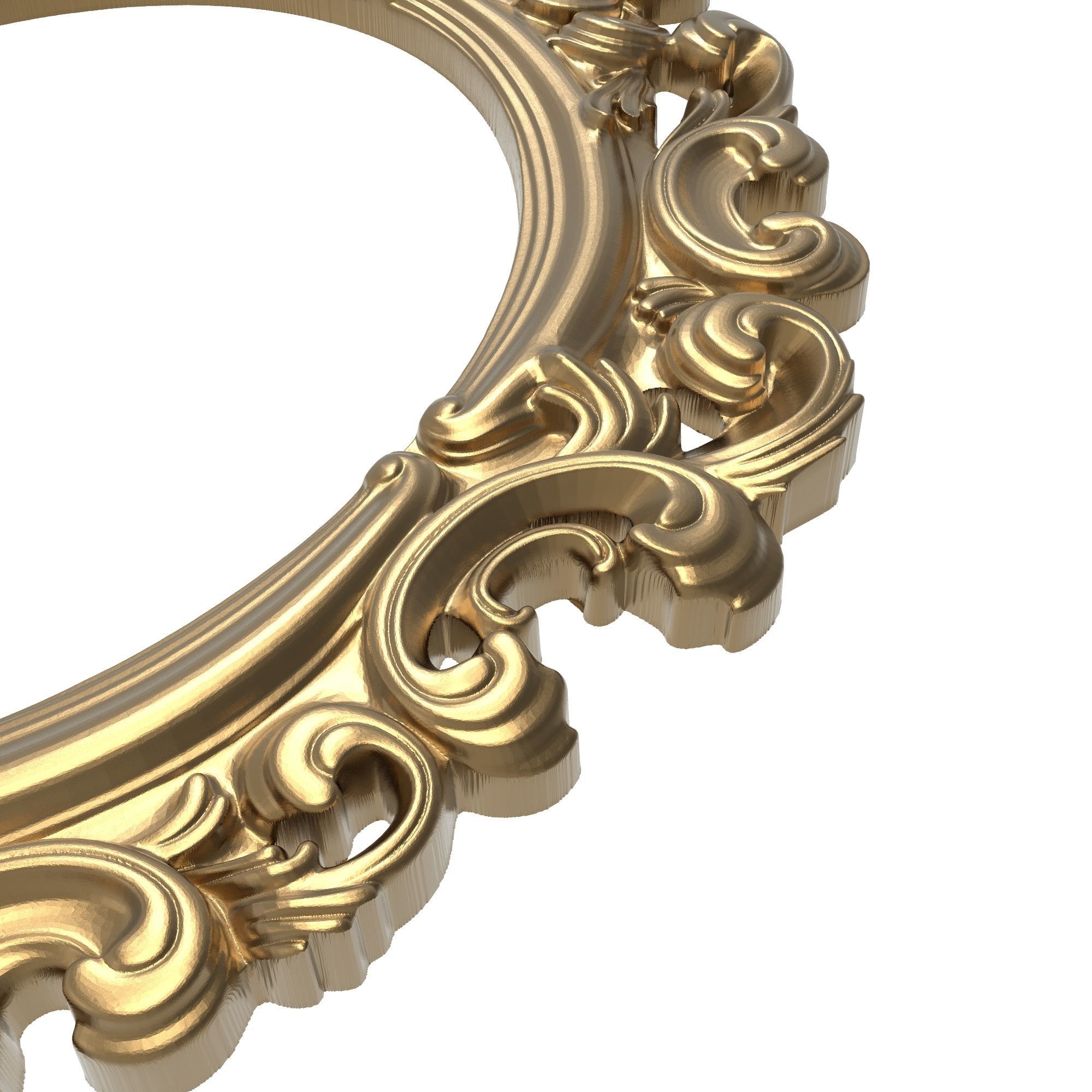 Carved Picture Frame 3D model_4