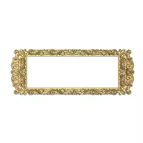Carved Picture Frame 3D model