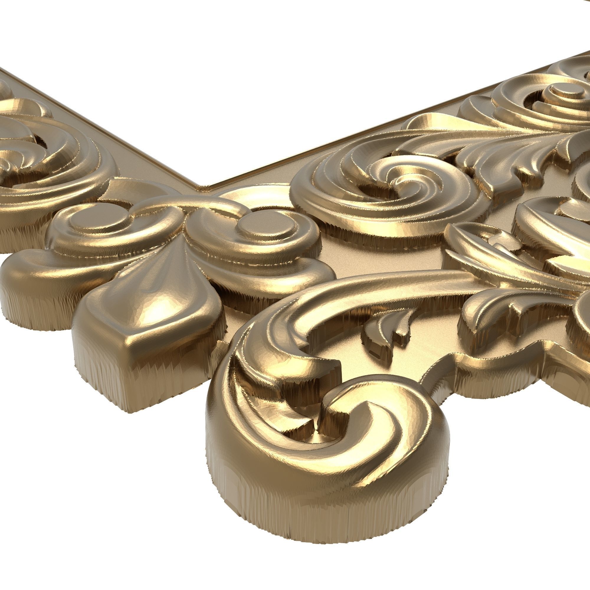 Carved Picture Frame 3D model_5