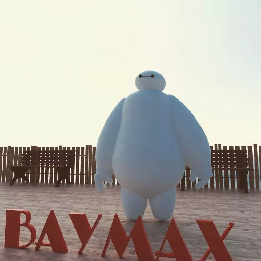 Baymax Model big hero - 3D model_0