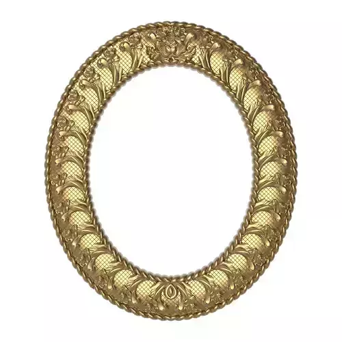 Carved Picture Frame 3D model