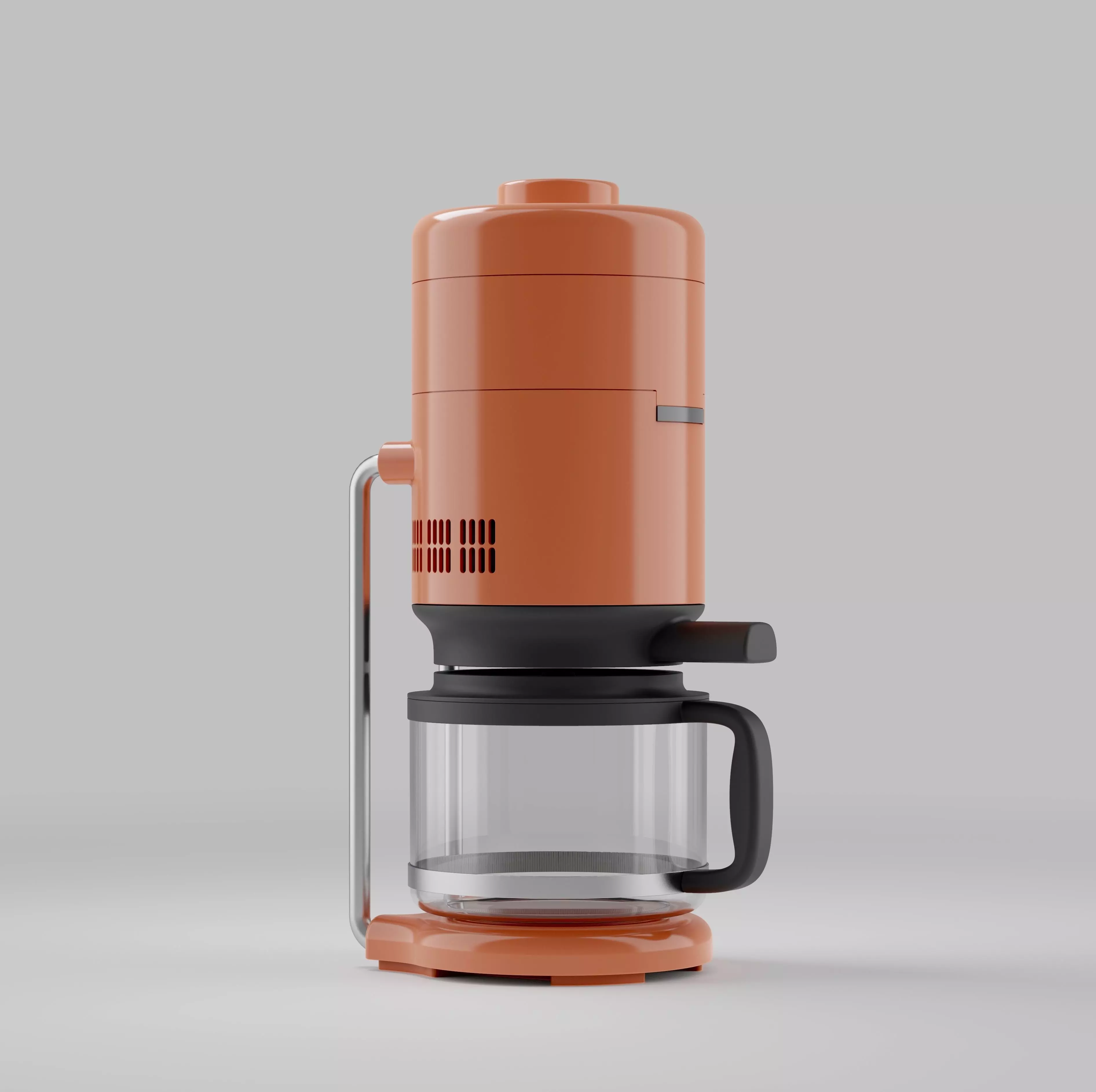 Braun KF20 Coffee Machine Model and Scene 3D model_0