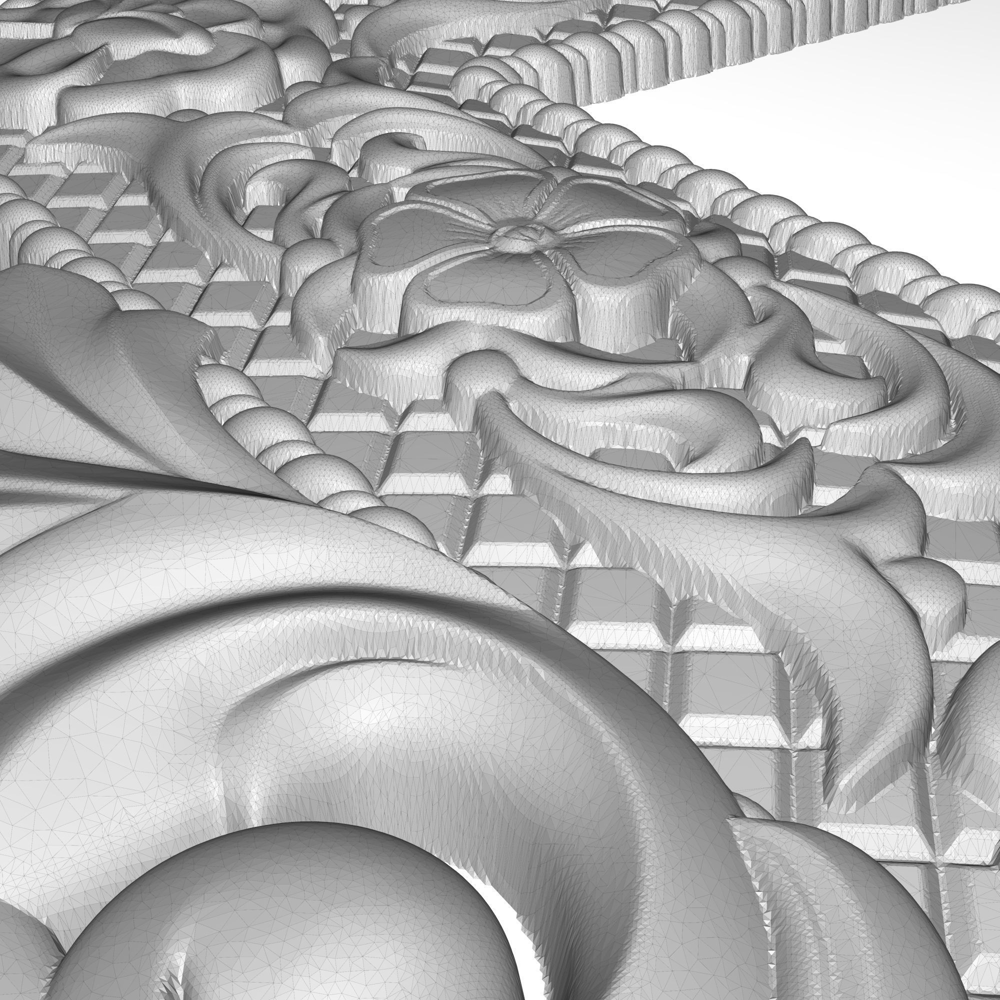 Carved Picture Frame 3D model_7