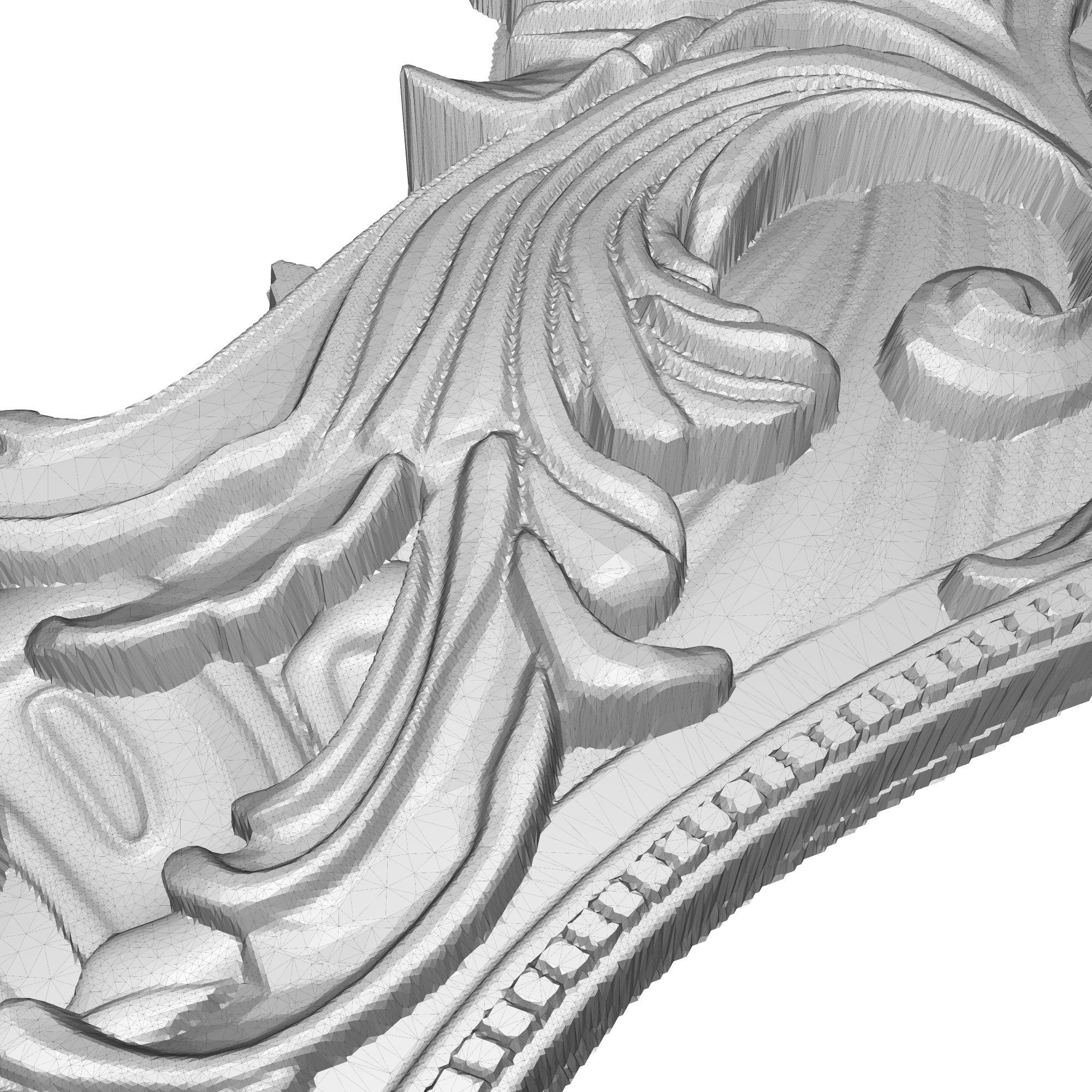 Carved Picture Frame 3D model_8