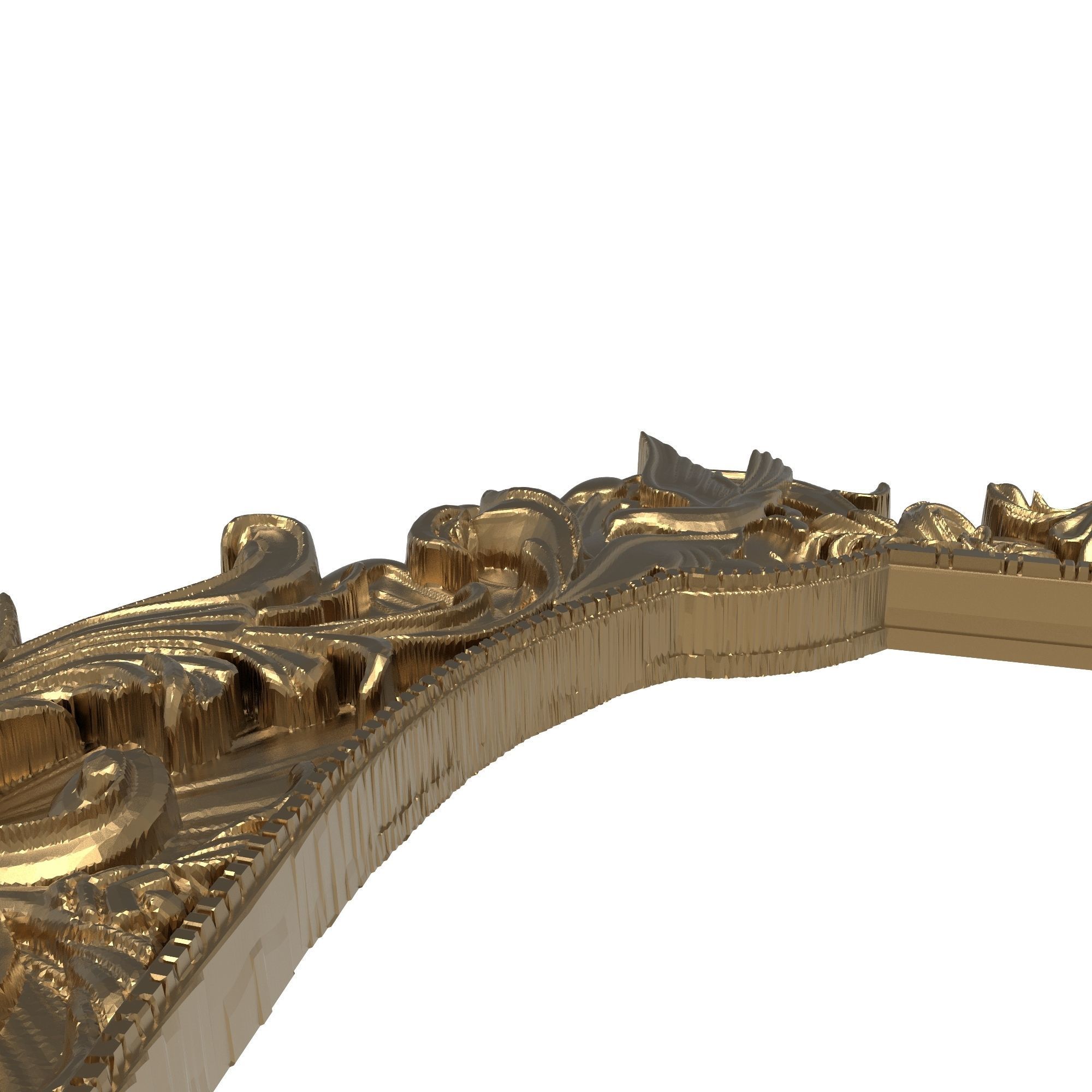 Carved Picture Frame 3D model_7