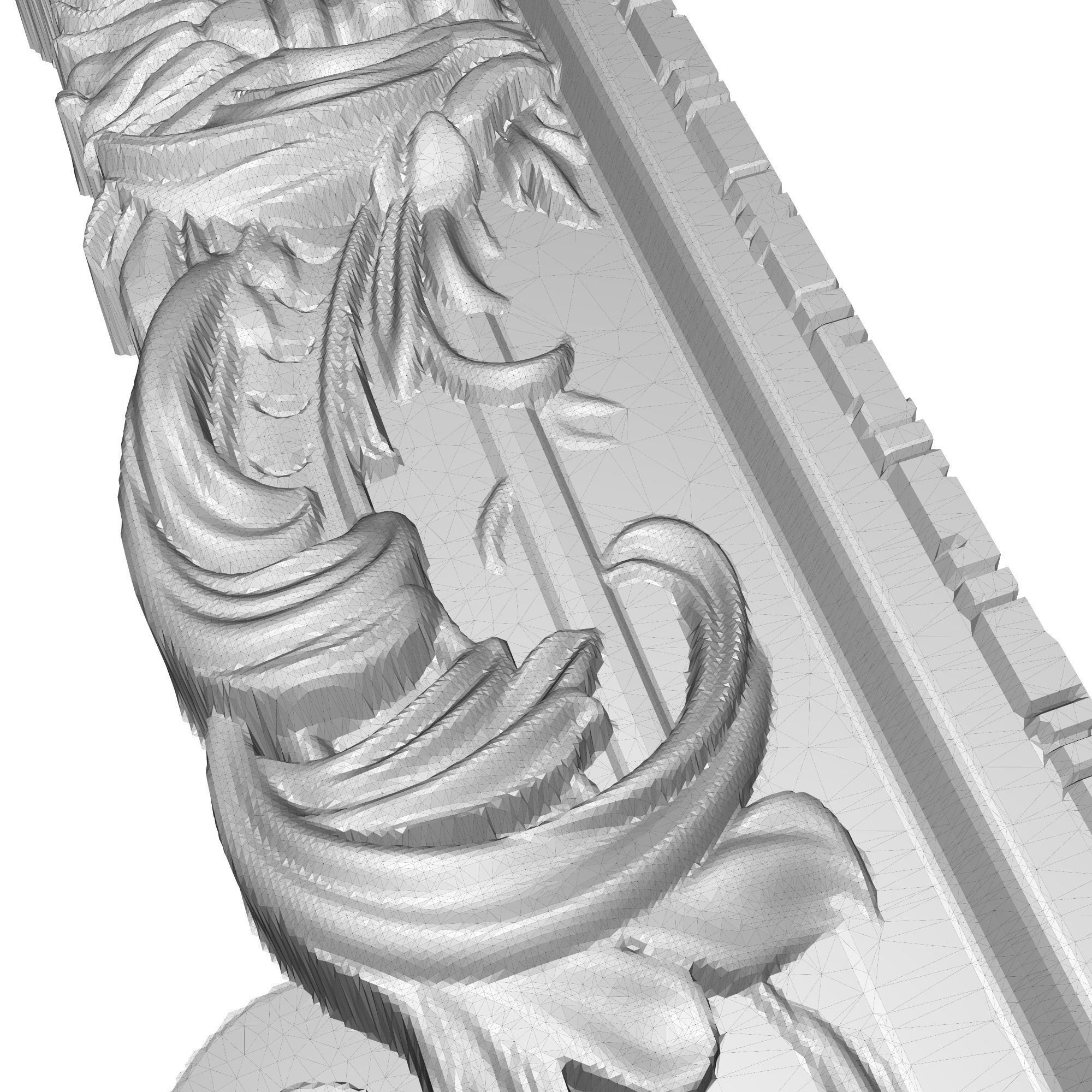 Carved Picture Frame 3D model_9