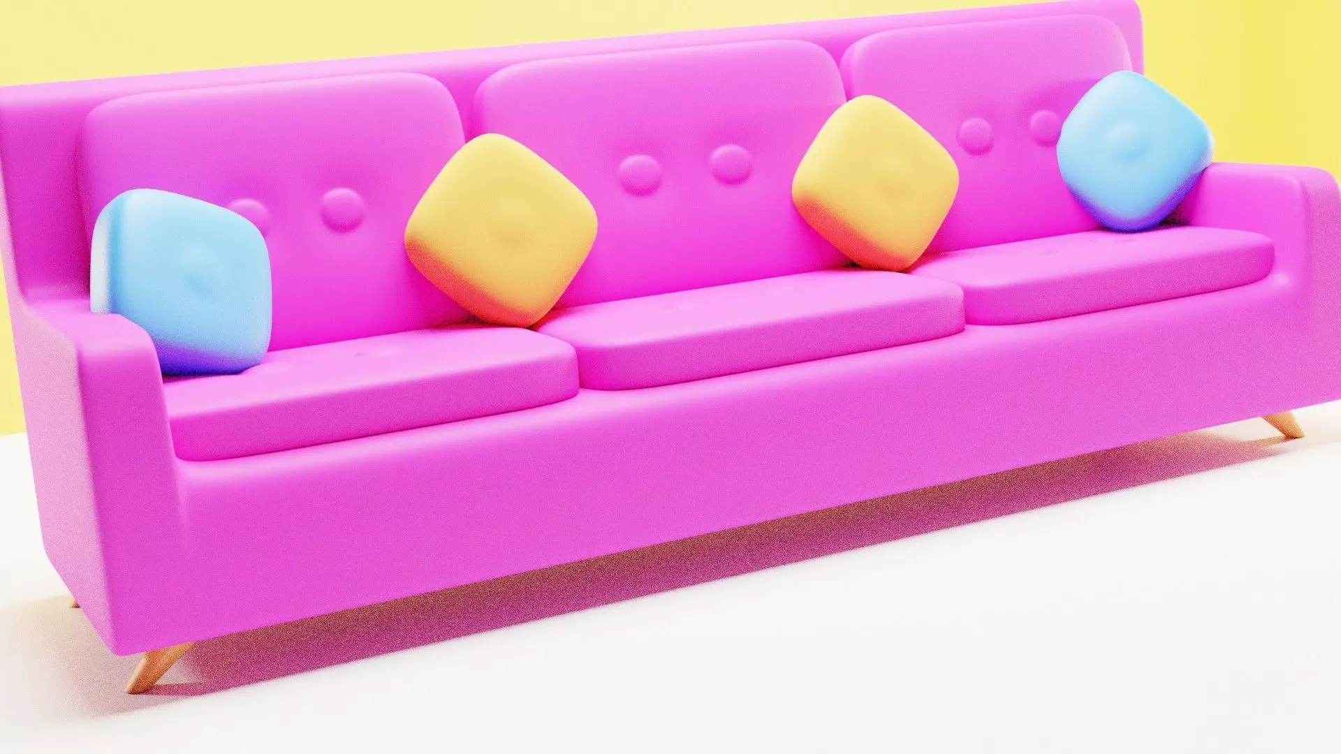 Sofa or Couch Free 3D model_0