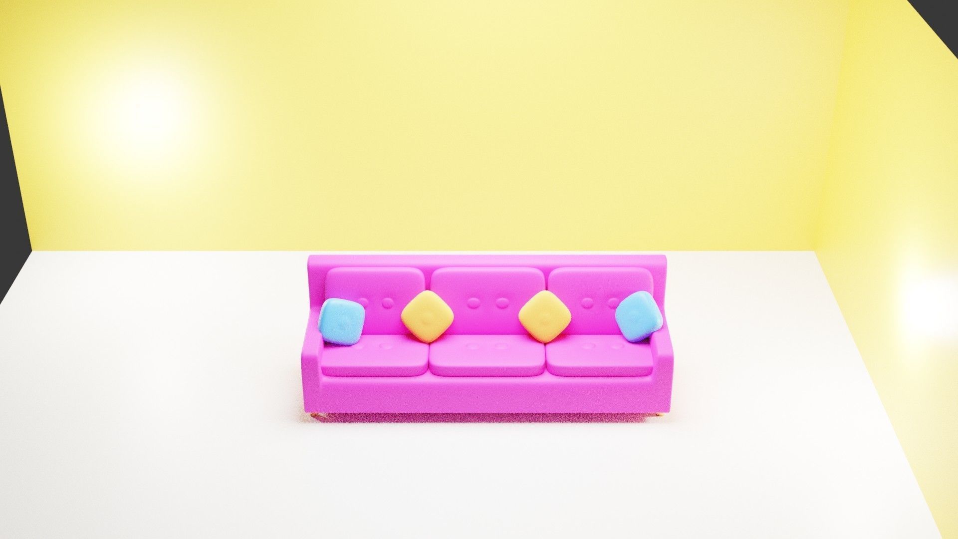 Sofa or Couch Free 3D model_2