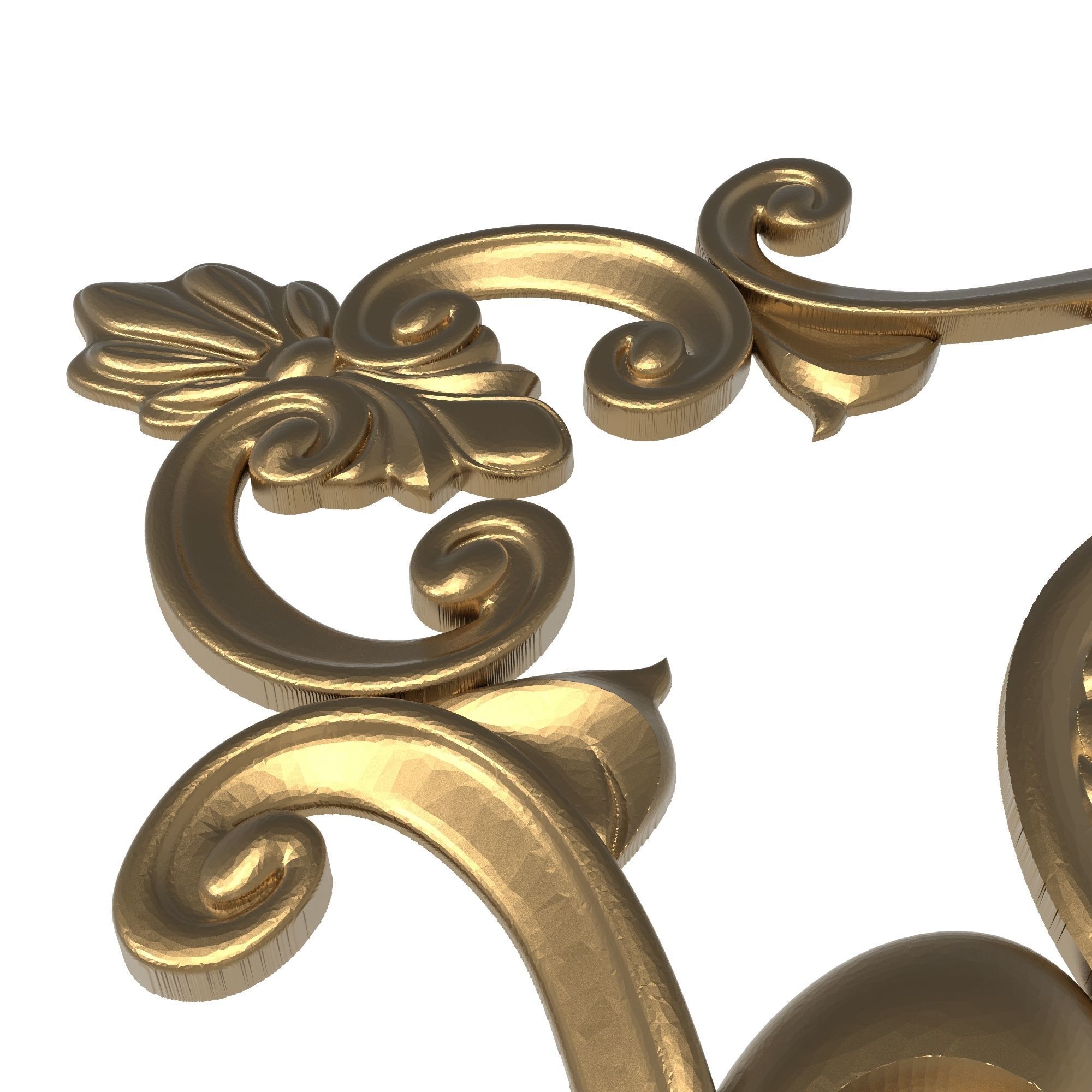 decorative pattern ready for 3D printing 3D model_5