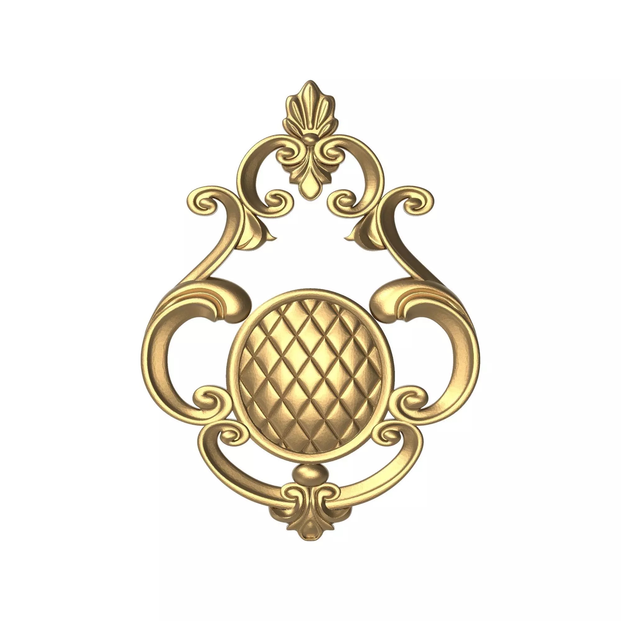 decorative pattern ready for 3D printing 3D model_0