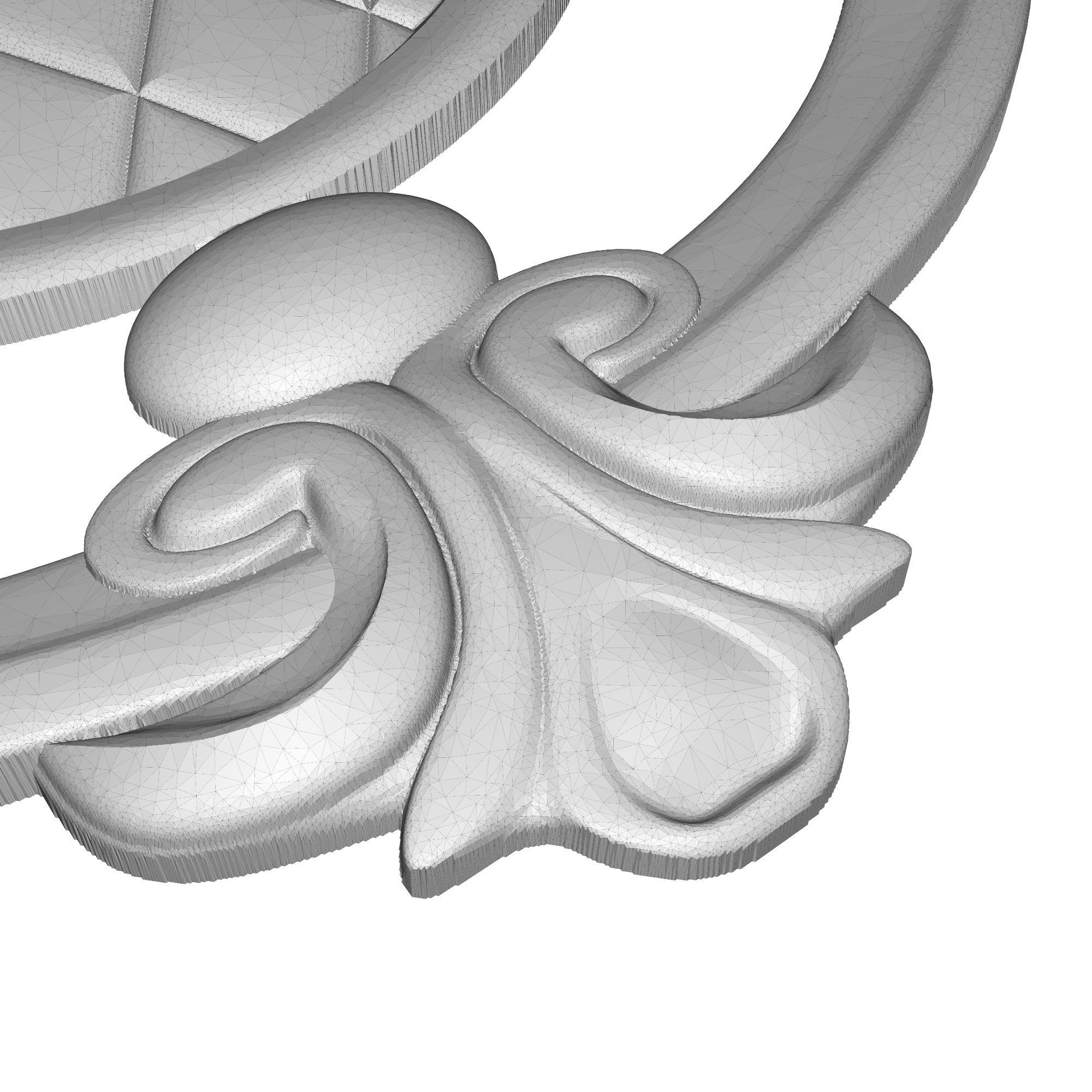 decorative pattern ready for 3D printing 3D model_8