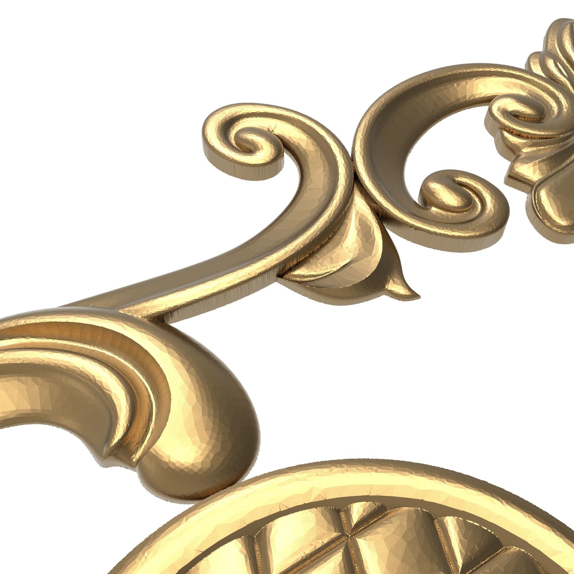 decorative pattern ready for 3D printing 3D model_4