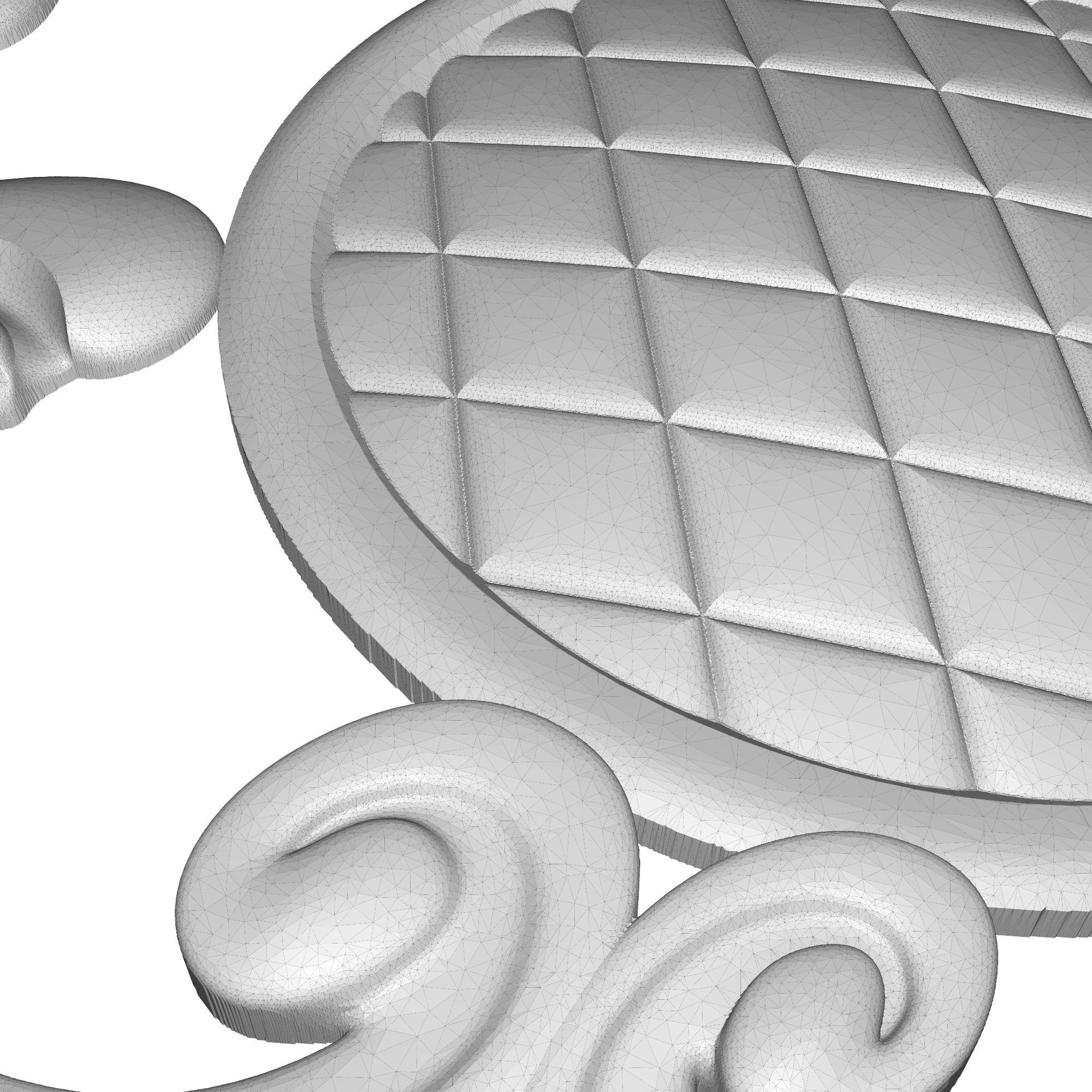 decorative pattern ready for 3D printing 3D model_7