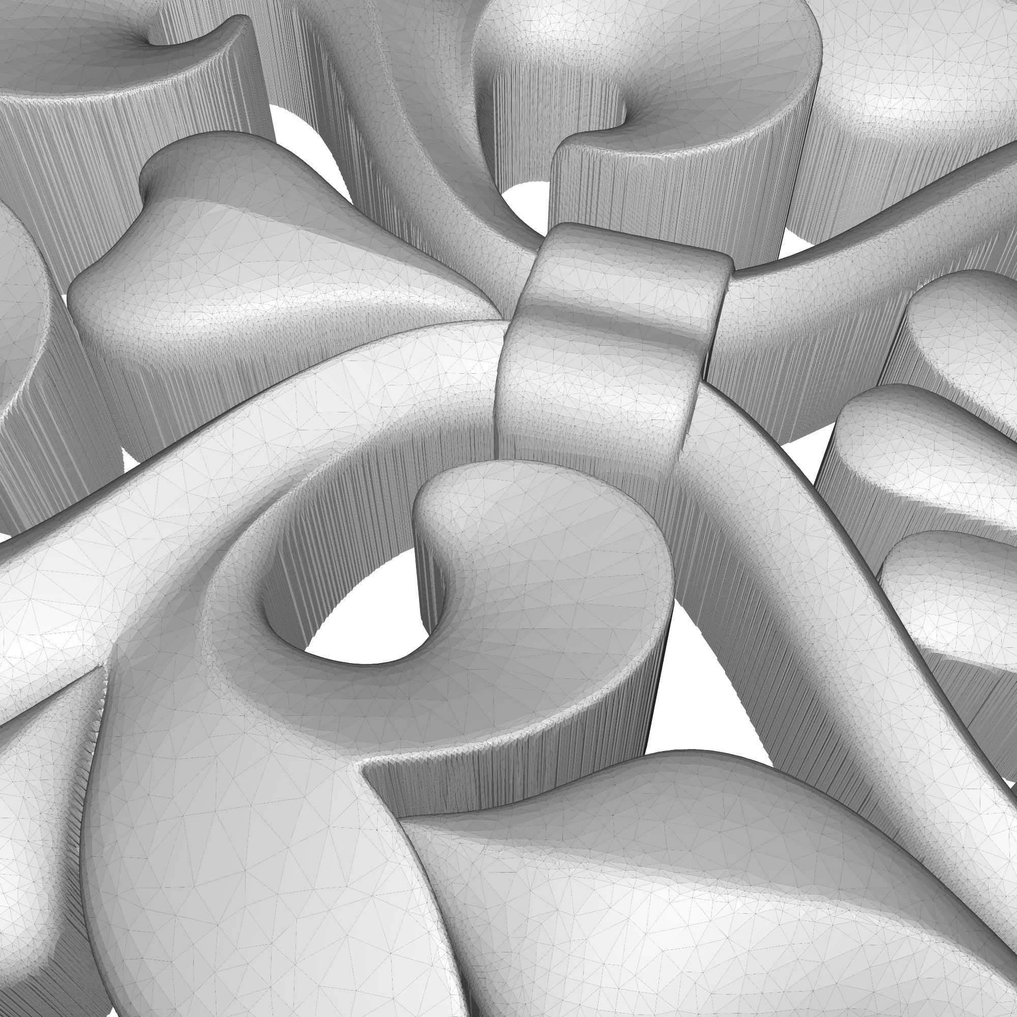  decorative pattern ready for 3D printing 3D model_8