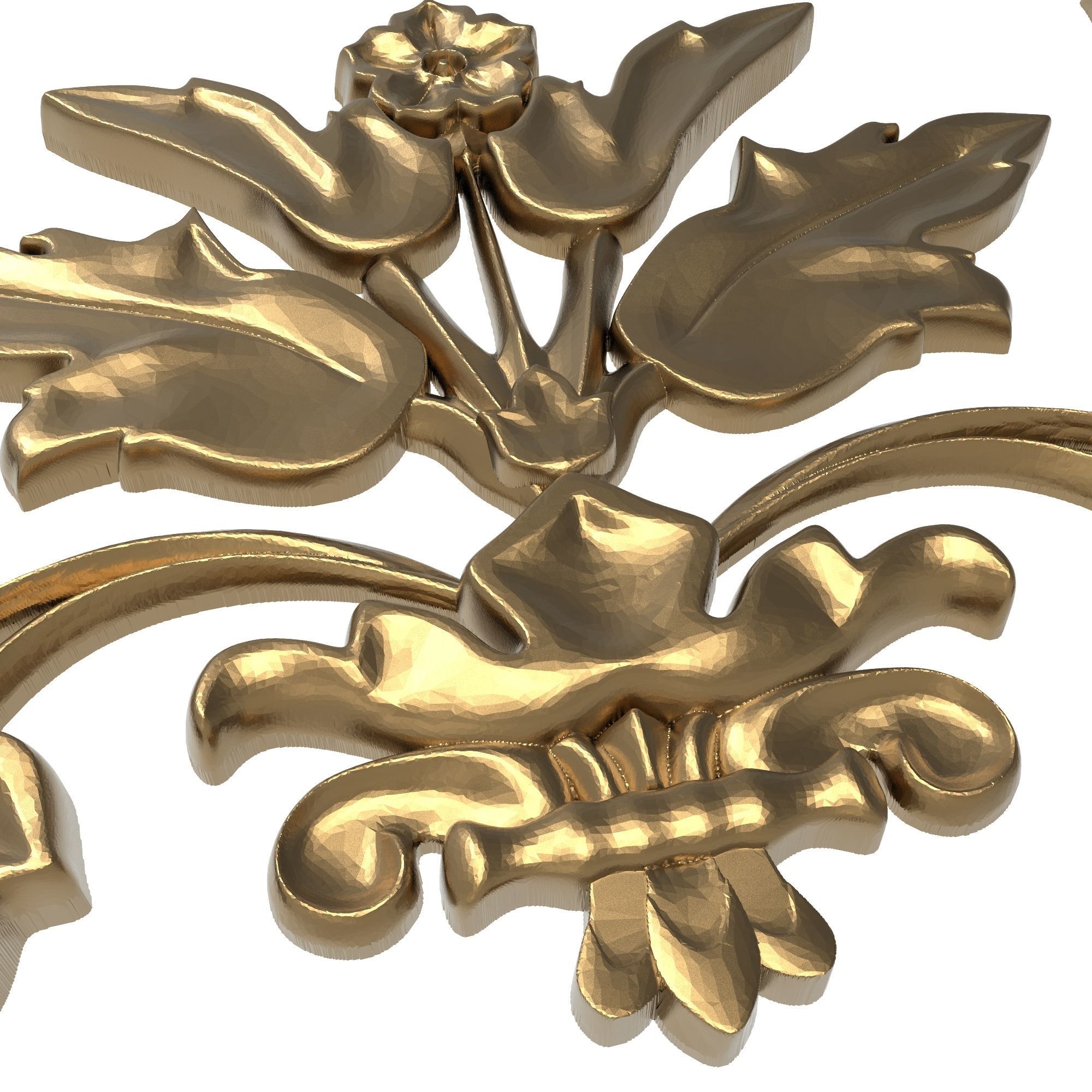 decorative pattern ready for 3D printing 3D model_3