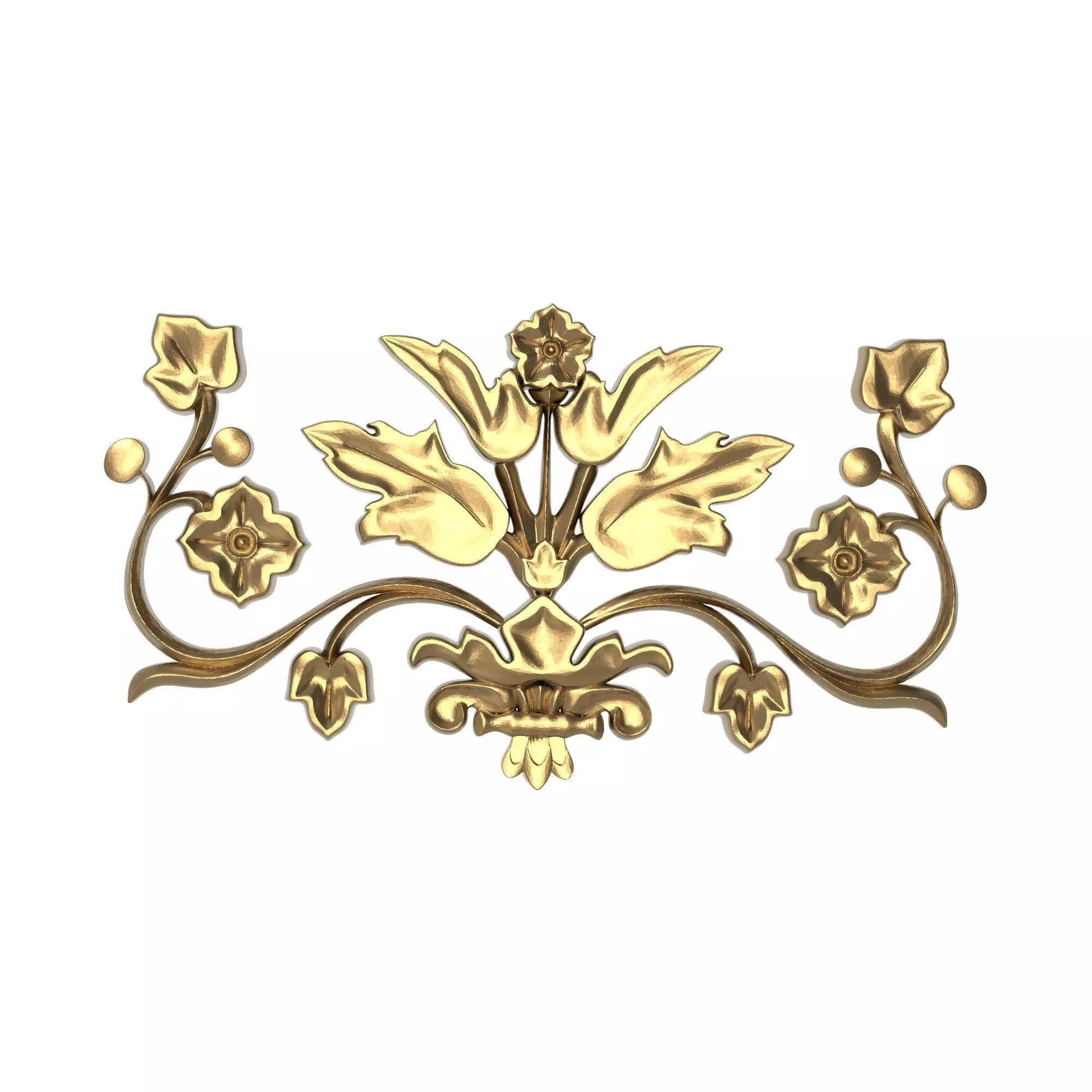 decorative pattern ready for 3D printing 3D model_0