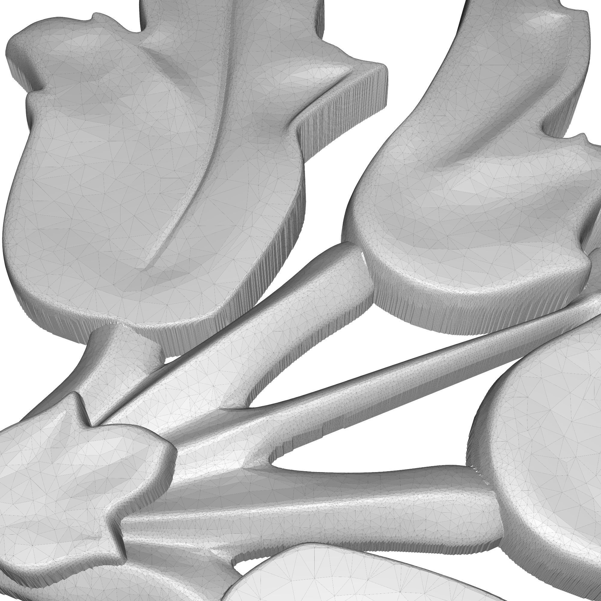 decorative pattern ready for 3D printing 3D model_6