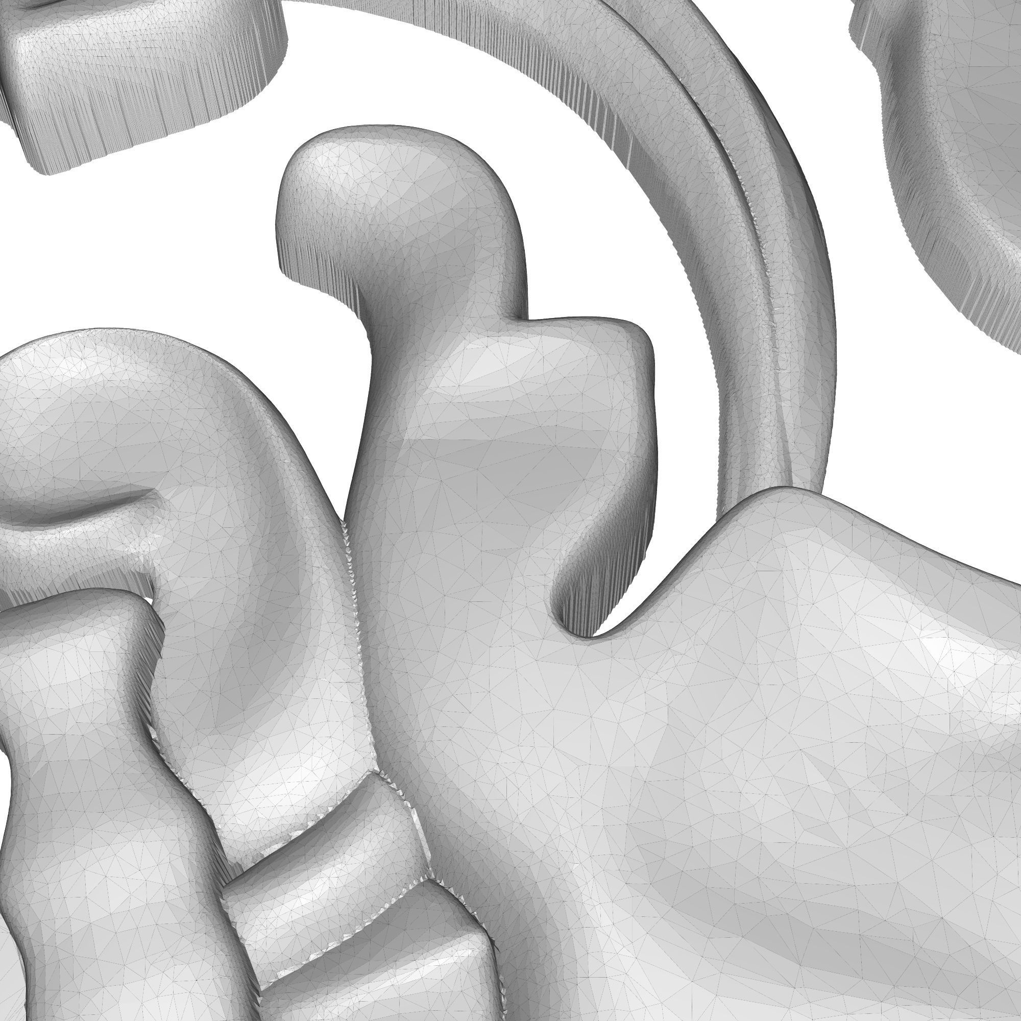 decorative pattern ready for 3D printing 3D model_7