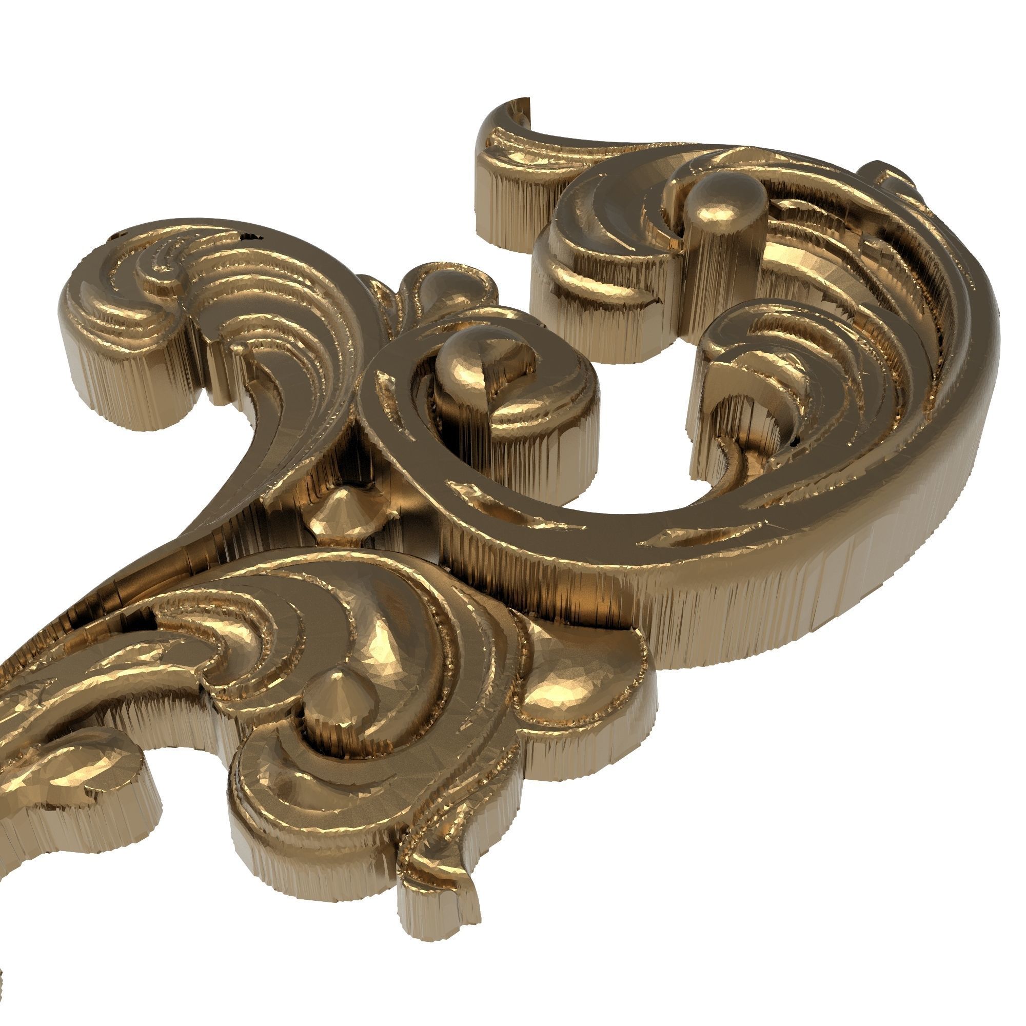 decorative pattern ready for 3D printing 3D model_7