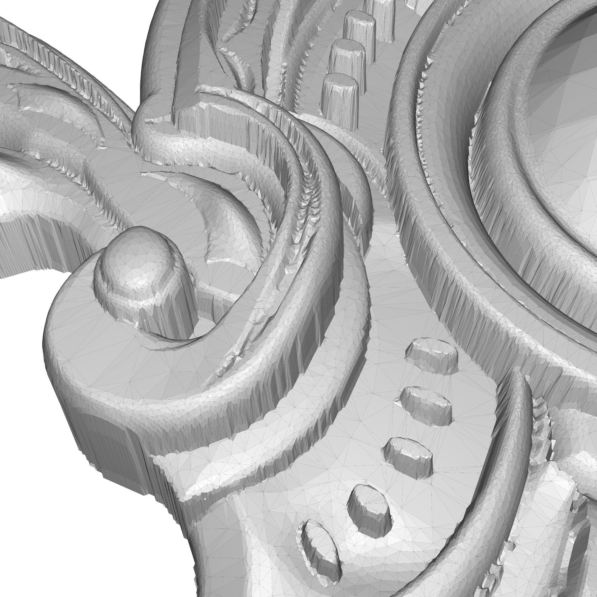 decorative pattern ready for 3D printing 3D model_12