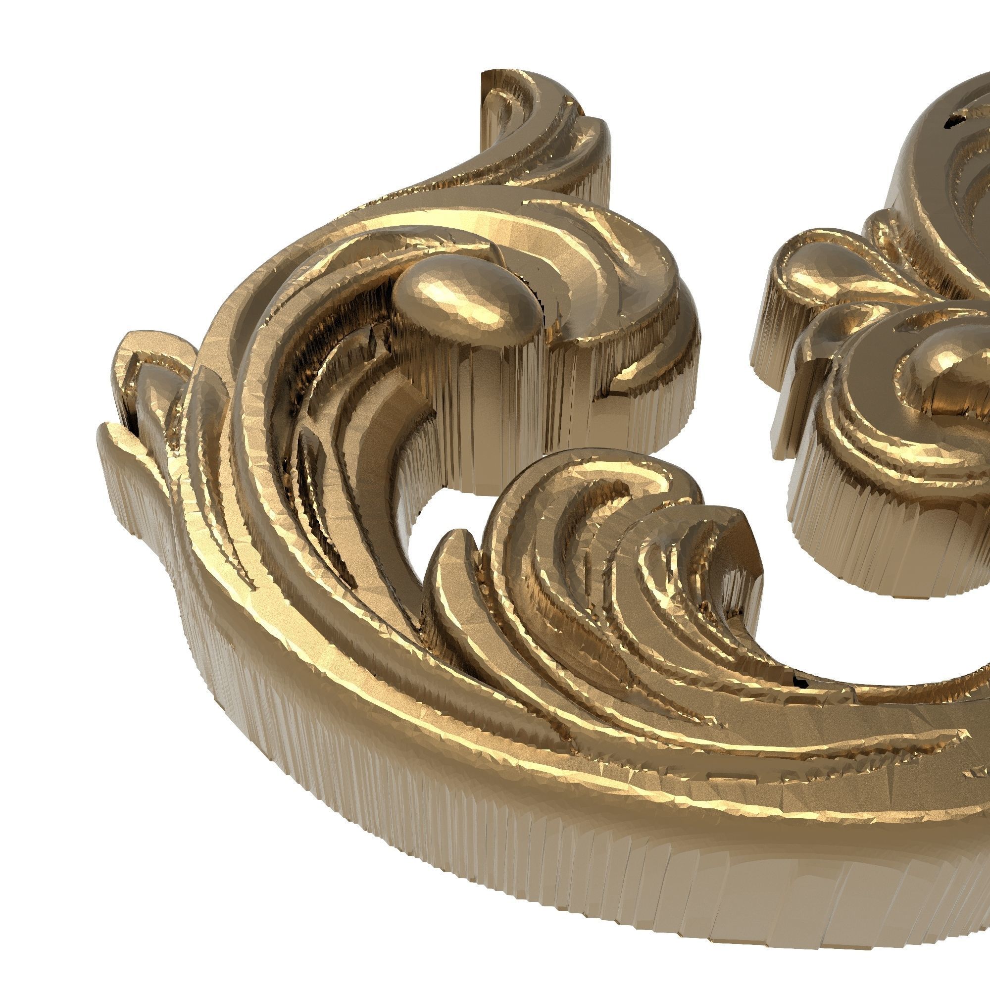 decorative pattern ready for 3D printing 3D model_4