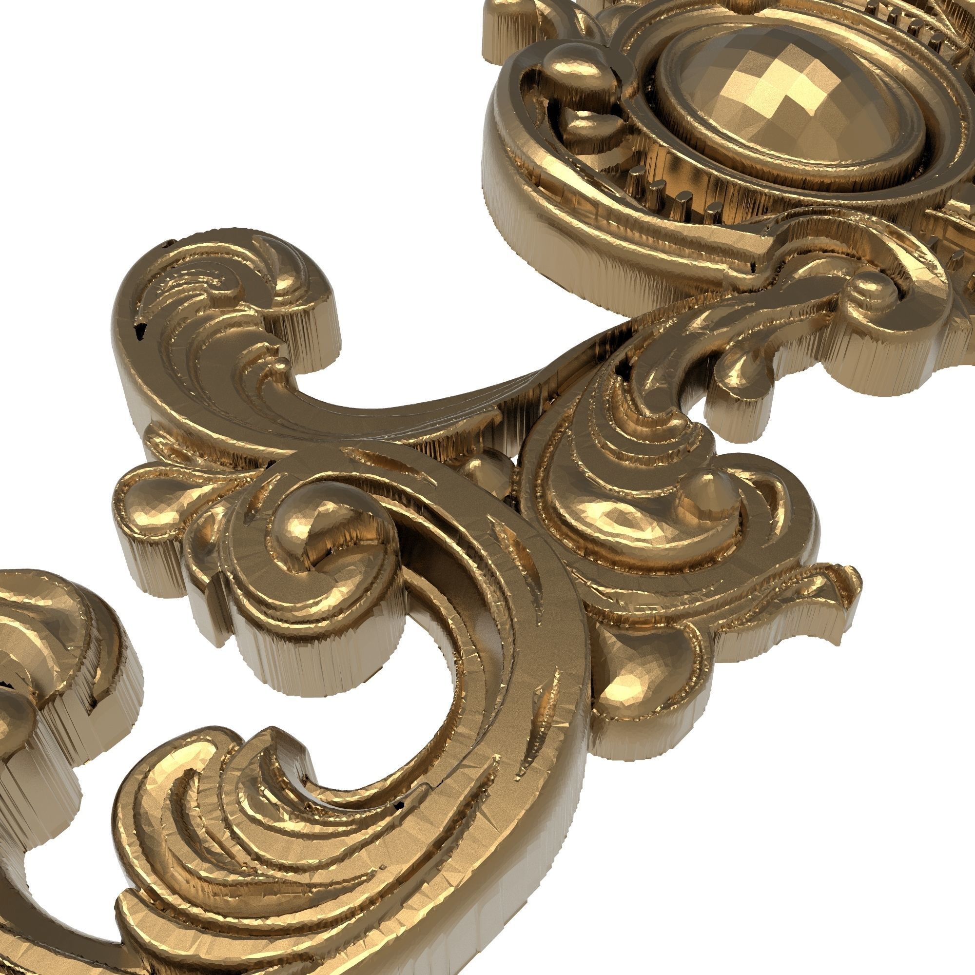 decorative pattern ready for 3D printing 3D model_5