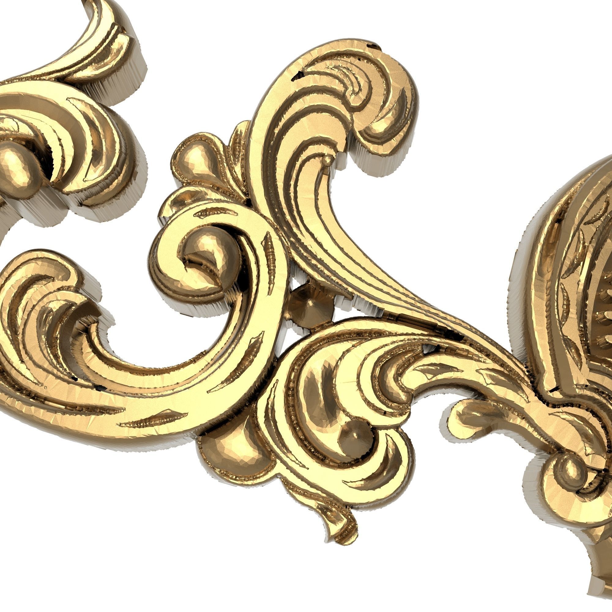 decorative pattern ready for 3D printing 3D model_10