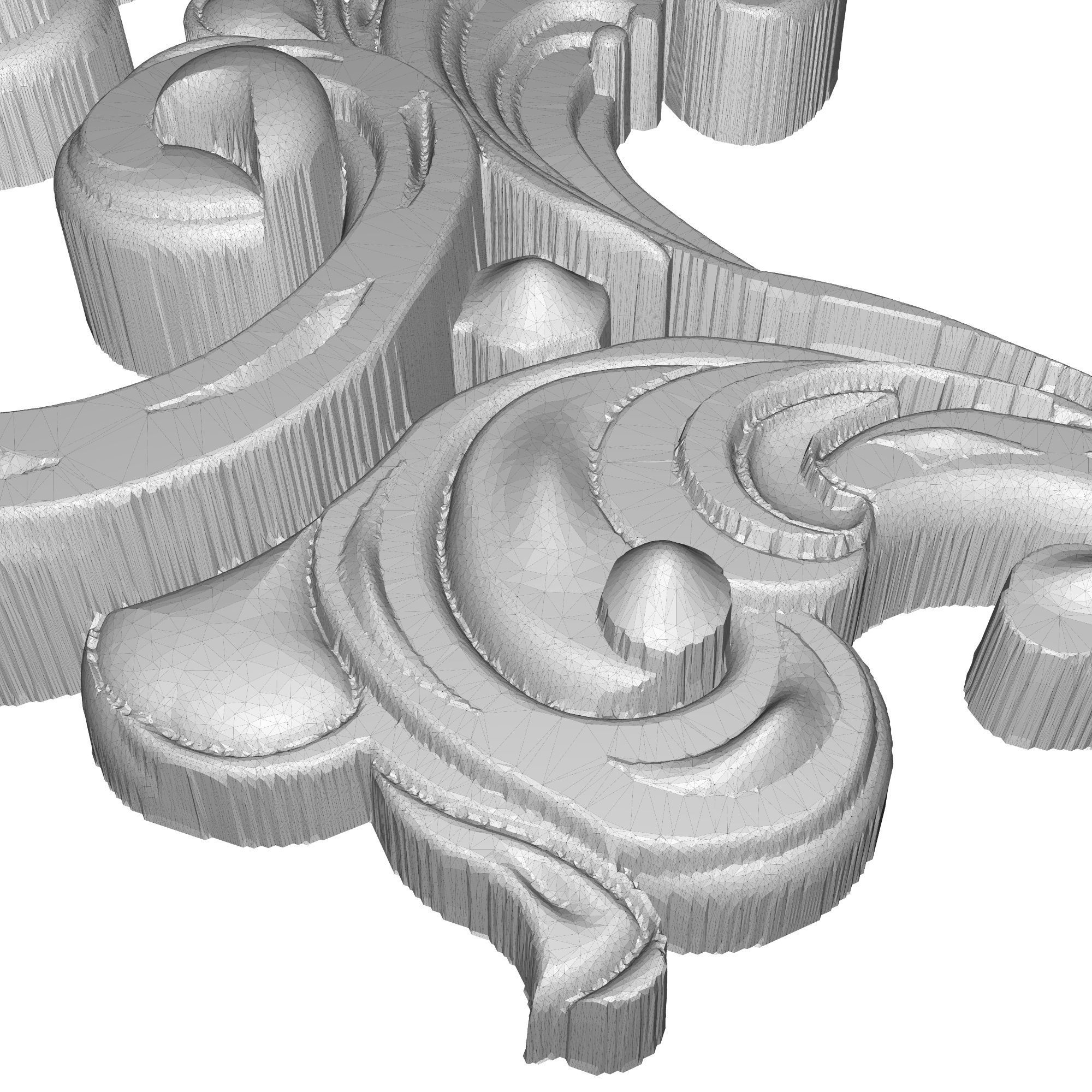 decorative pattern ready for 3D printing 3D model_11