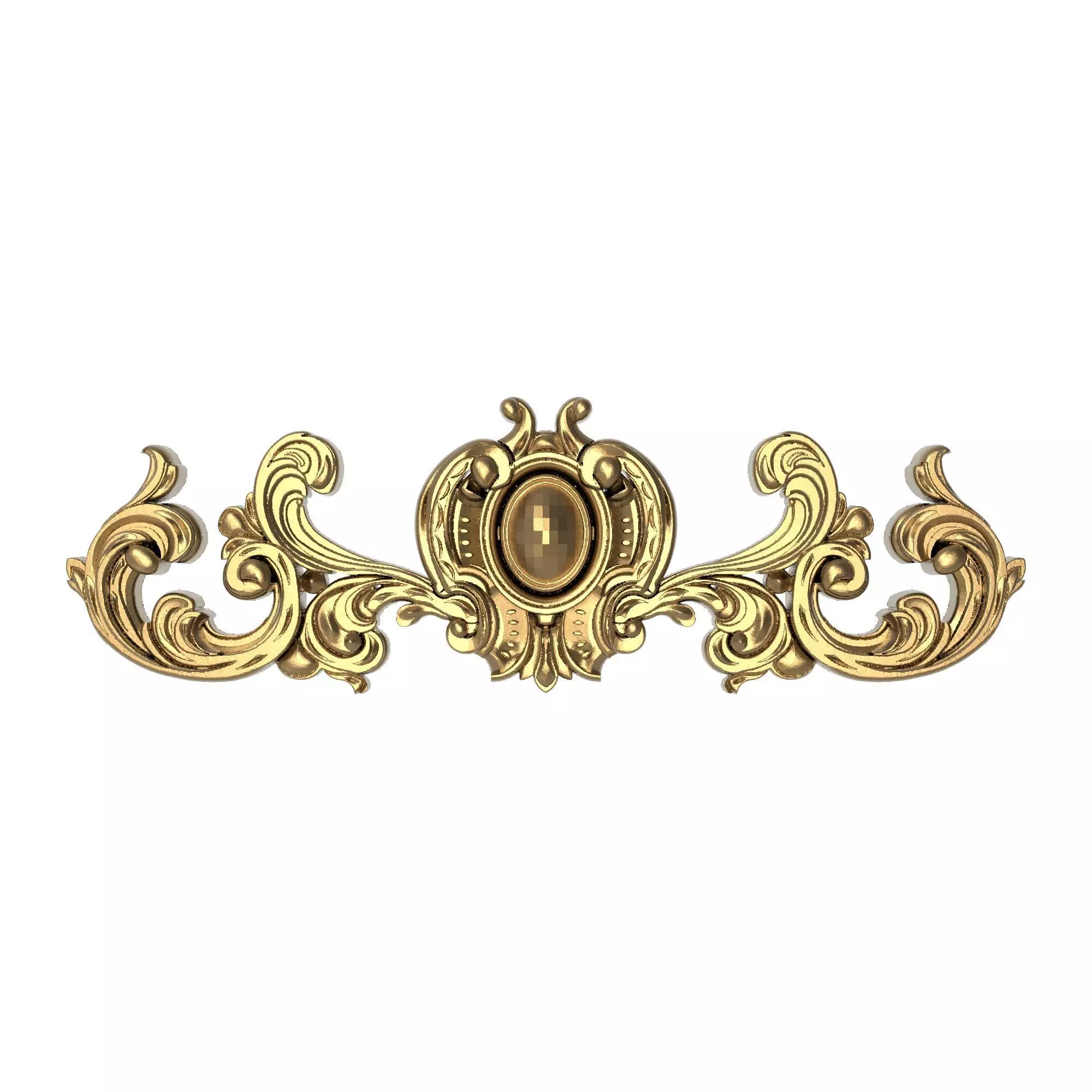 decorative pattern ready for 3D printing 3D model_0