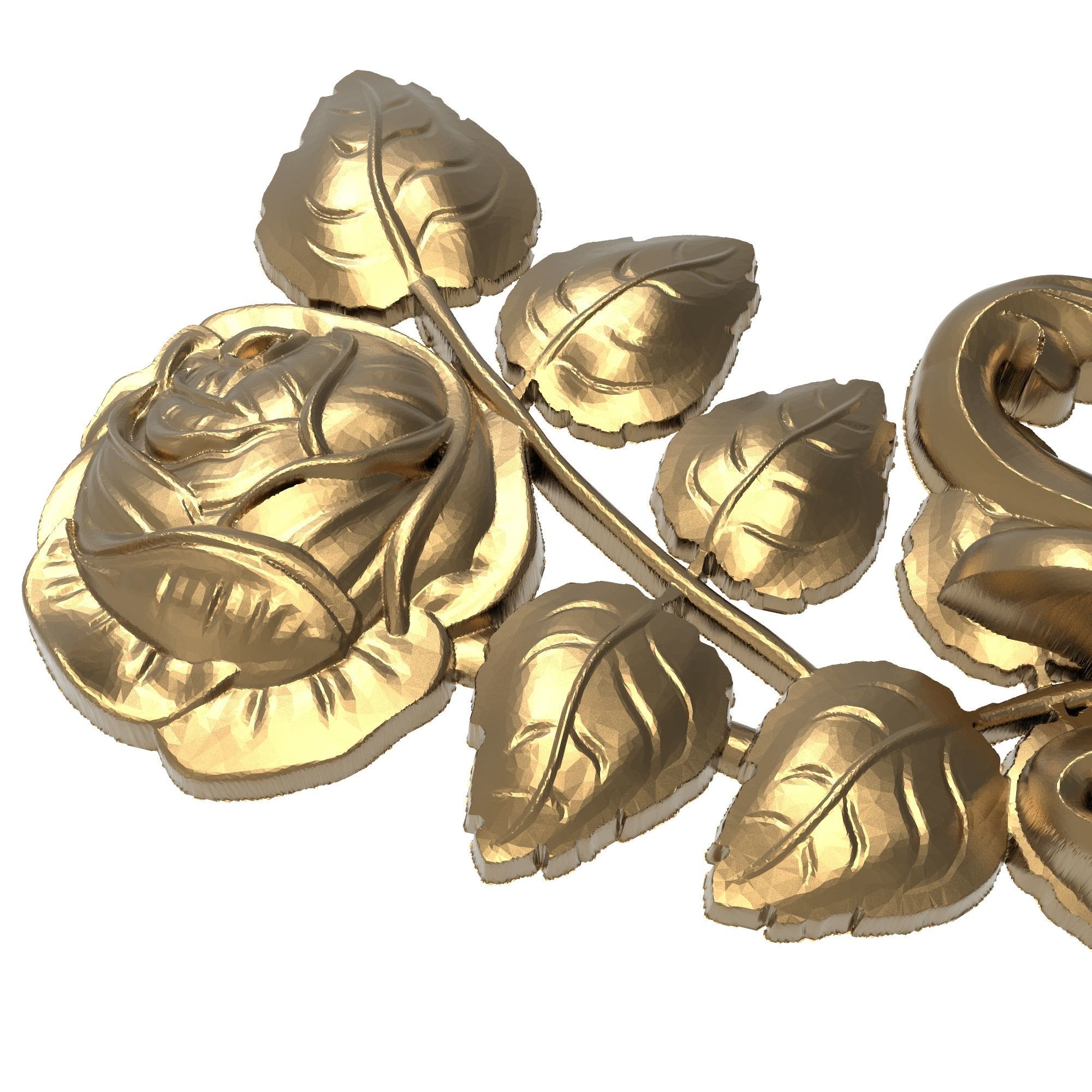 decorative pattern ready for 3D printing 3D model_3