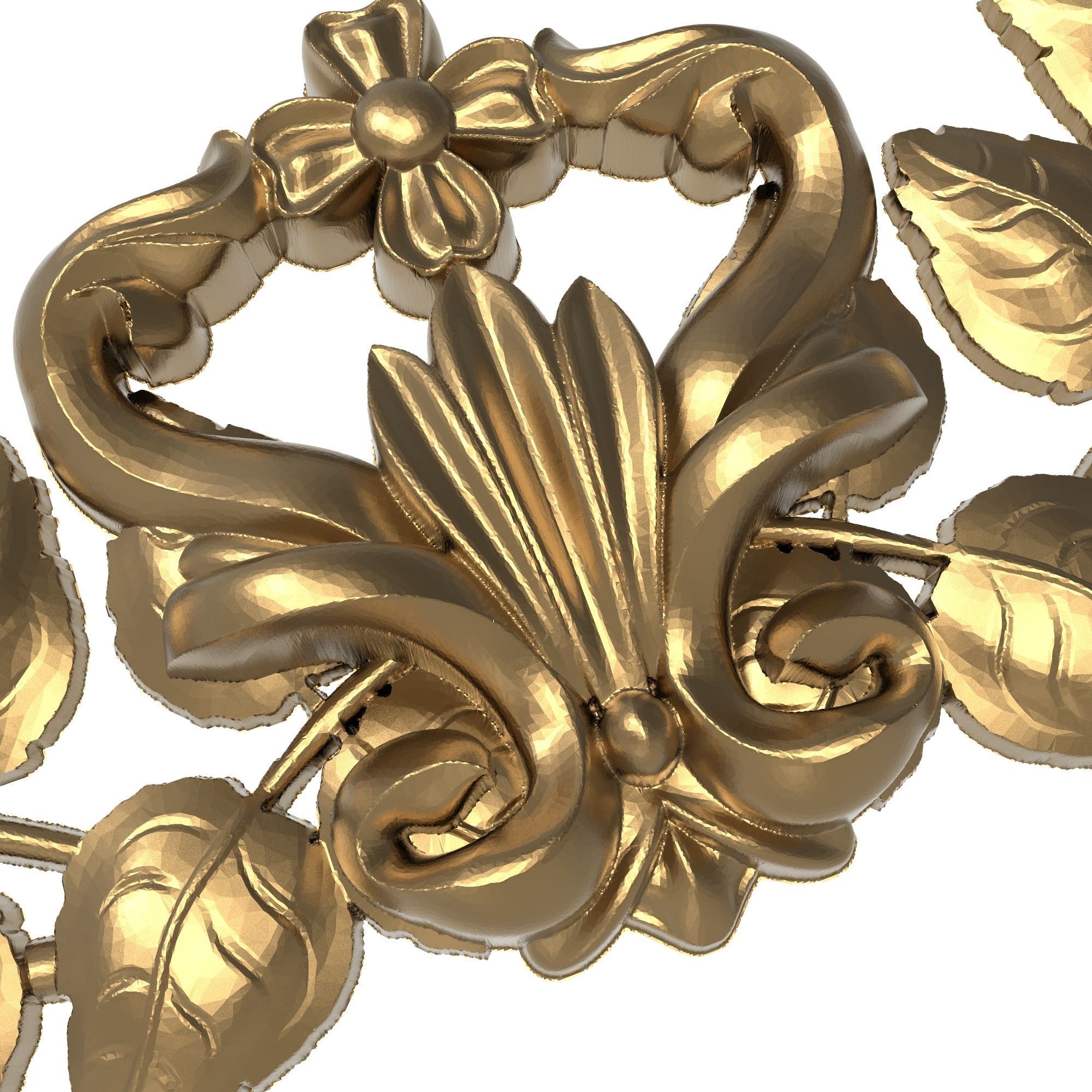 decorative pattern ready for 3D printing 3D model_6